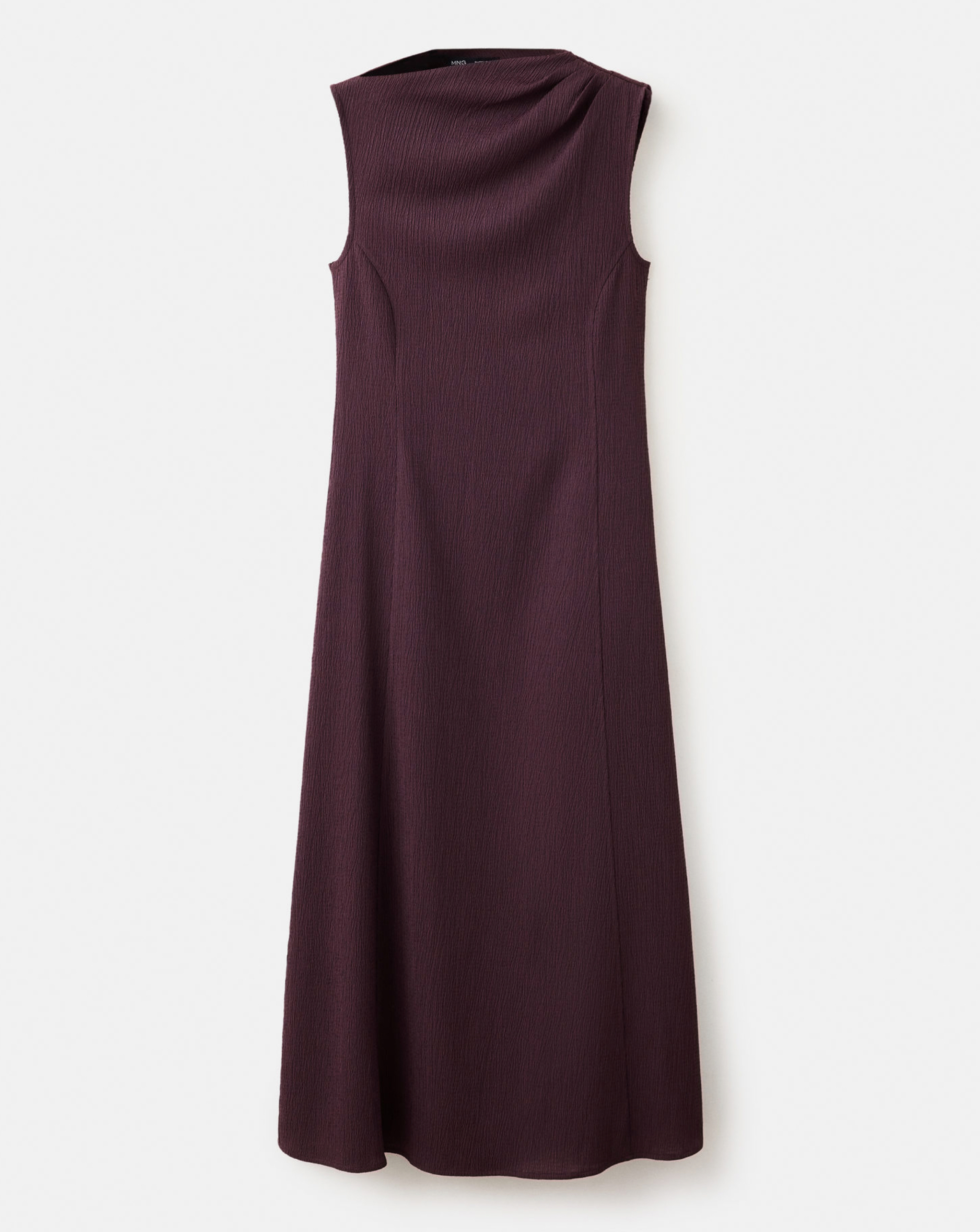 Mango A-Line Textured Dress