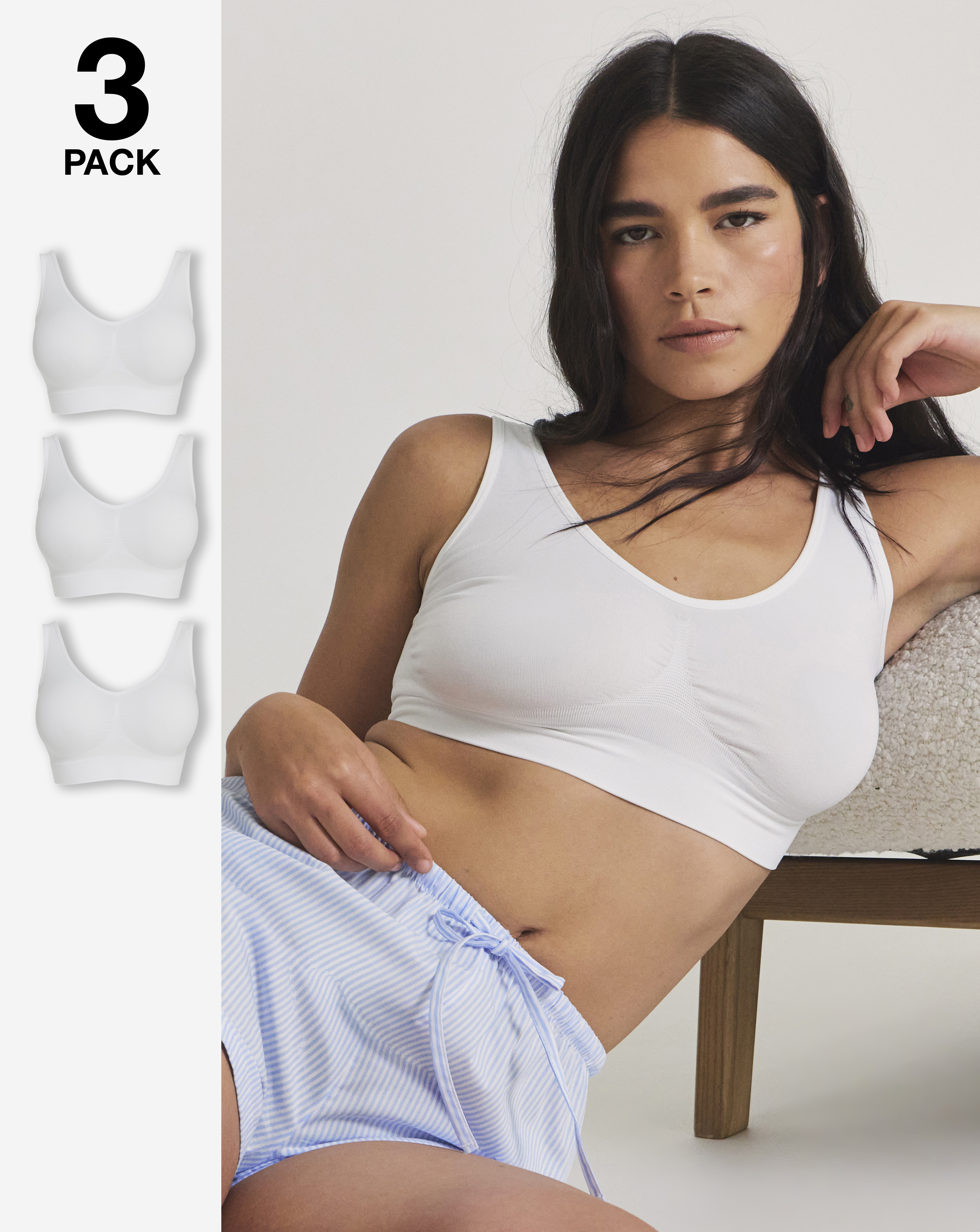 New In - Pretty Secrets 3 Pack Comfort Tops