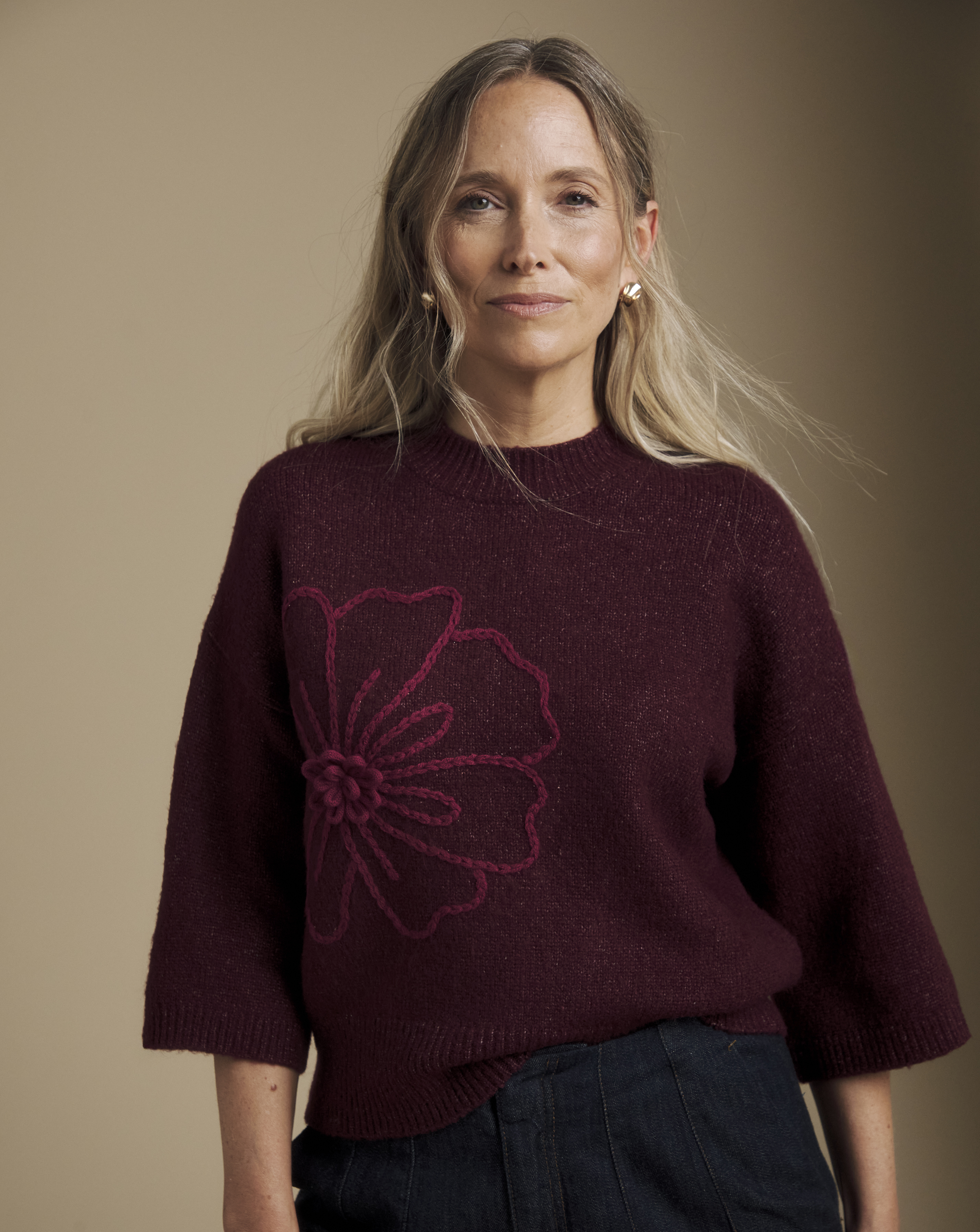 New In - Julipa Floral 3/4 Sleeve Jumper