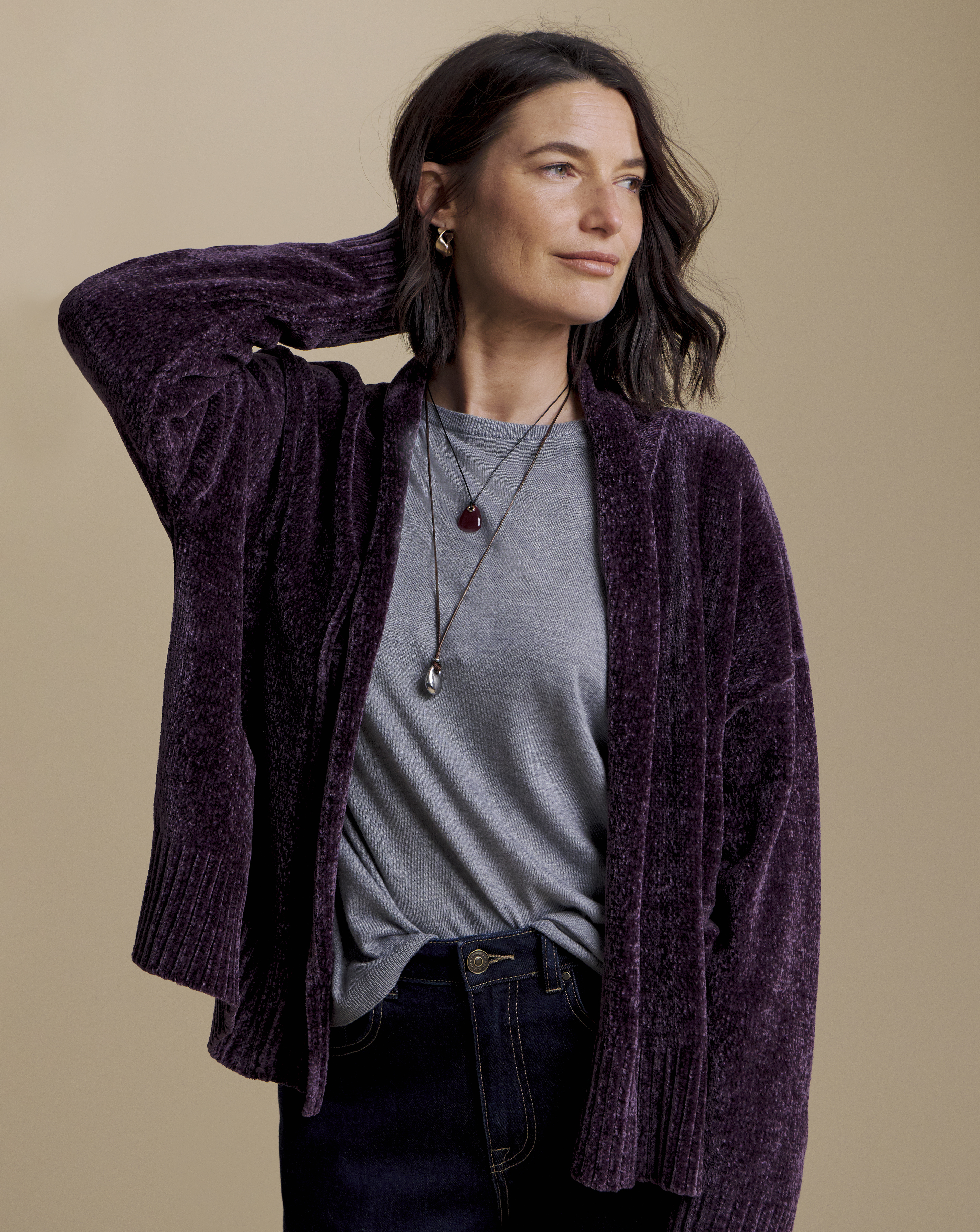 Julipa Chenille Pocket Cardigan