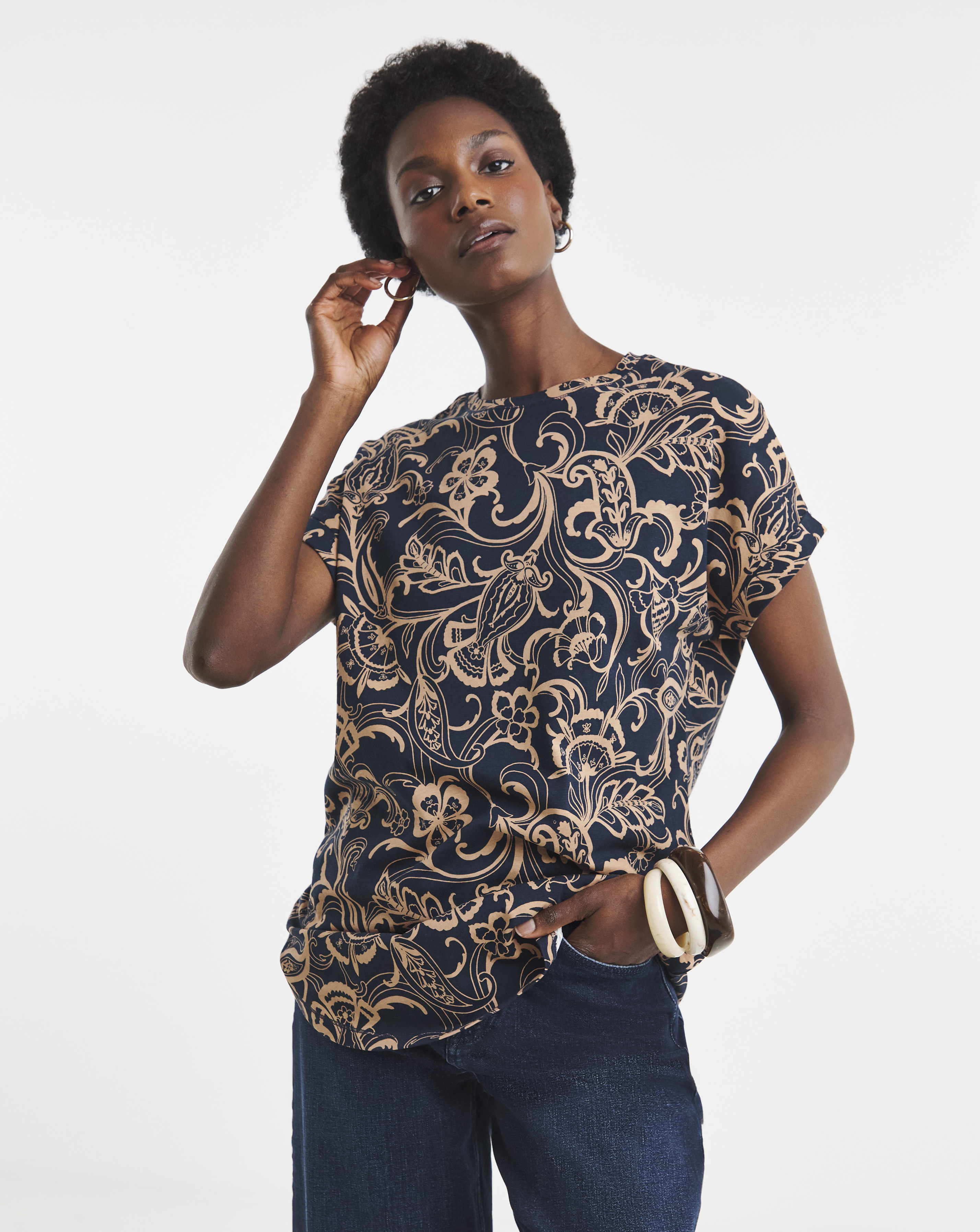 New In - Longline Curved Hem