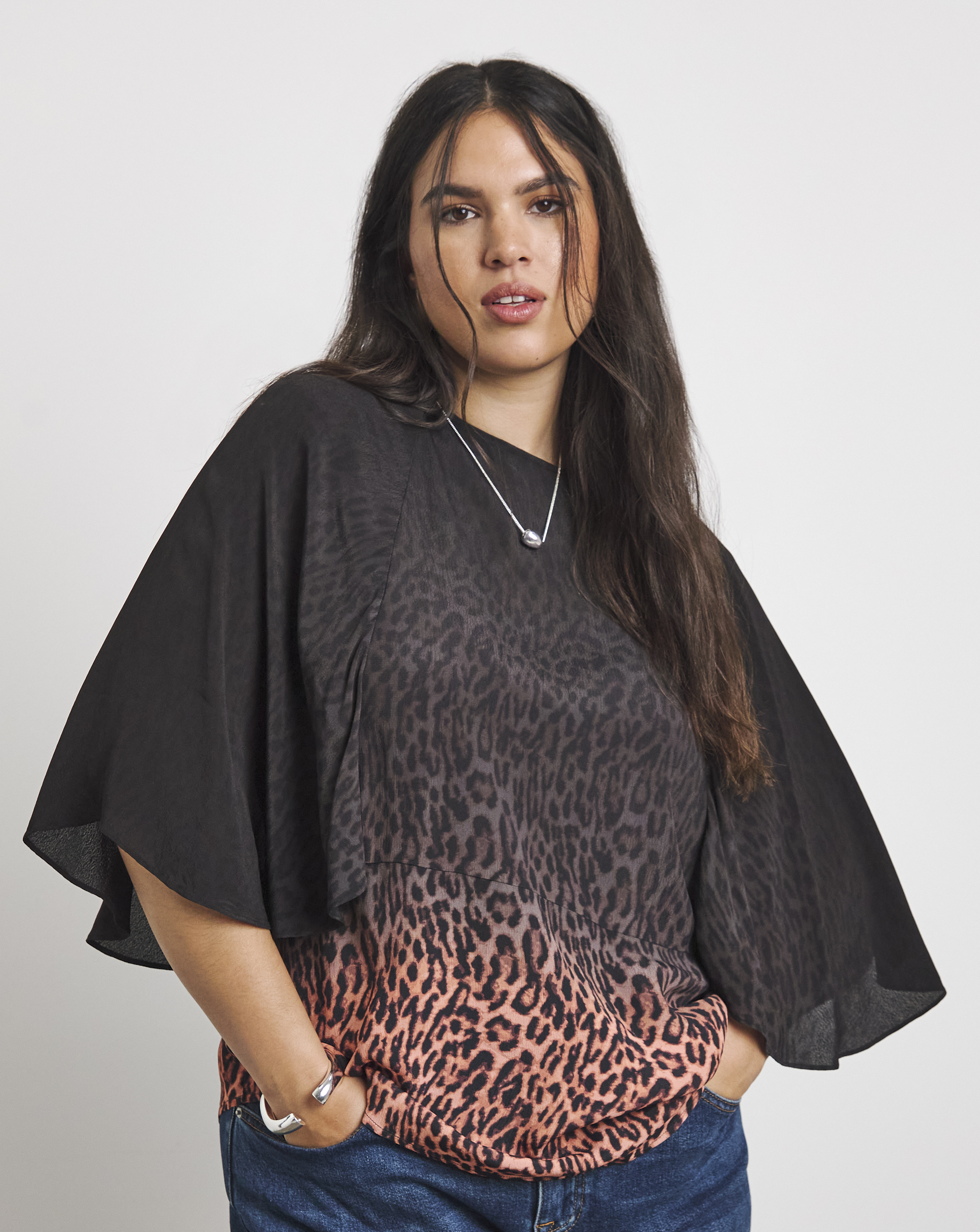 New In - Joanna Hope Leopard Blouse