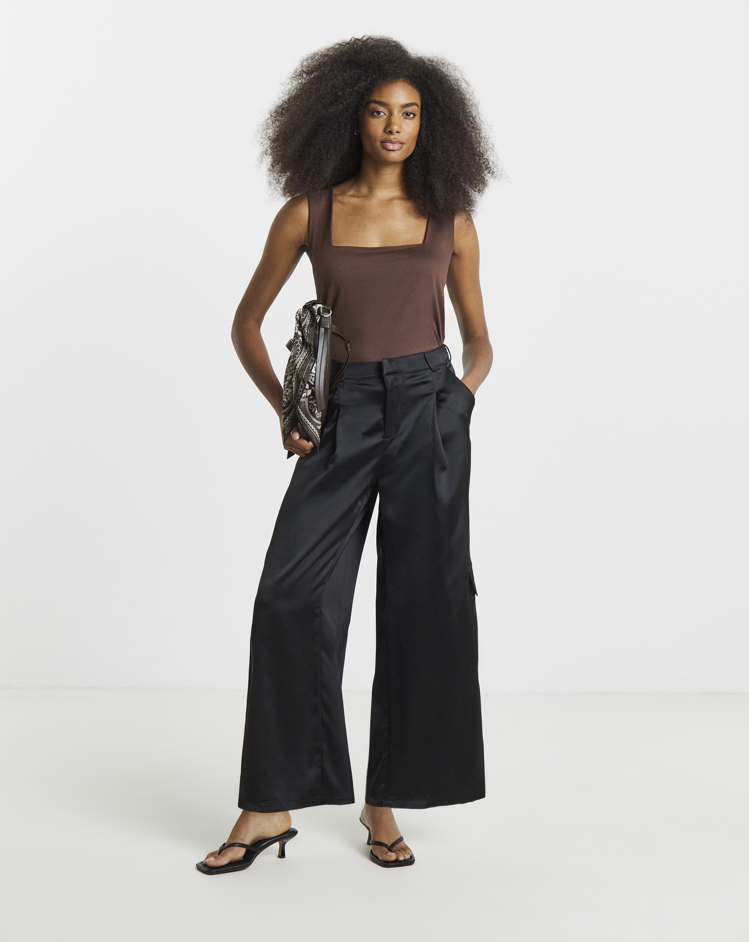 Satin Utility Trousers