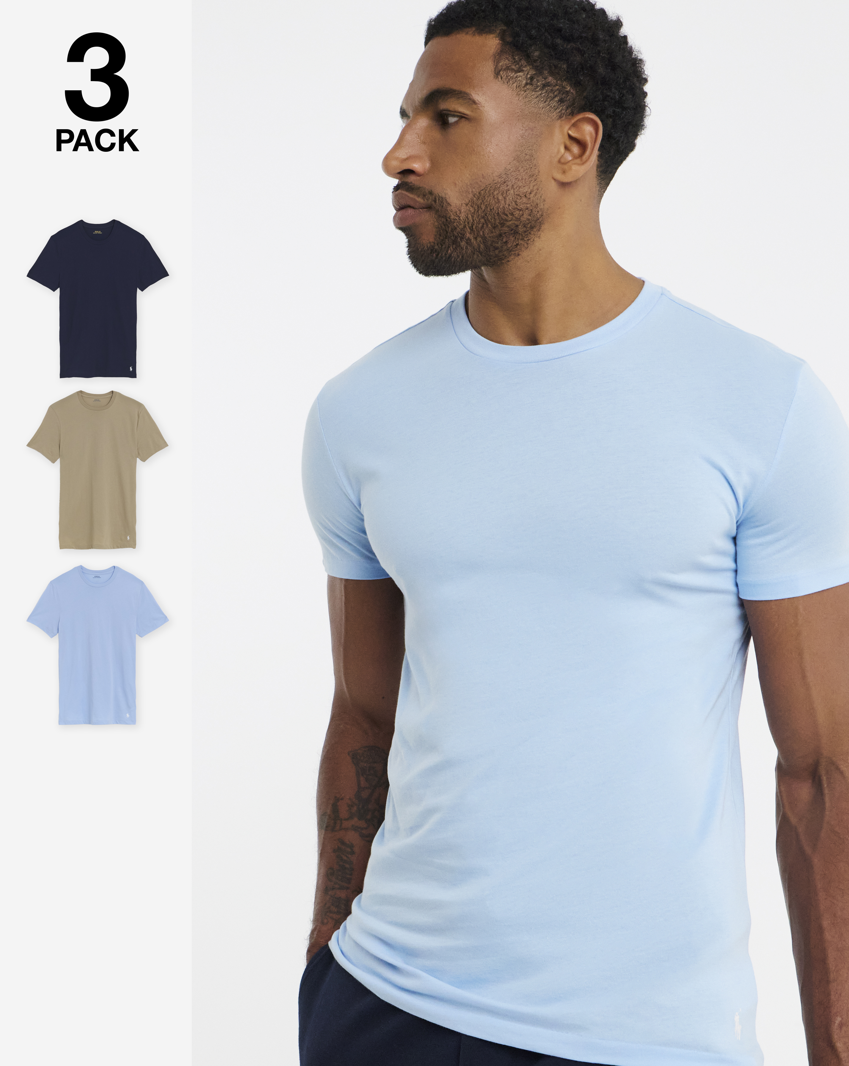 Polo Ralph Lauren 3 Pack Lounge T-shirts
