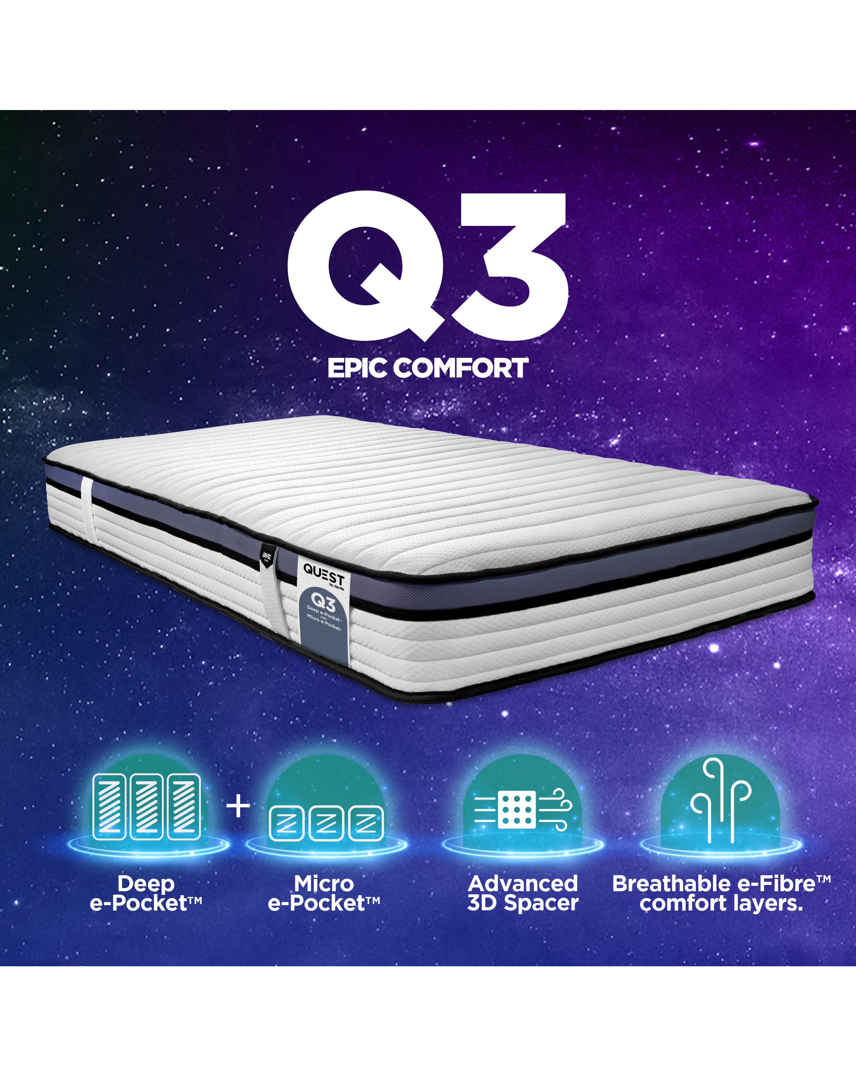 Quest Q3 Hybrid Pocket Sprung