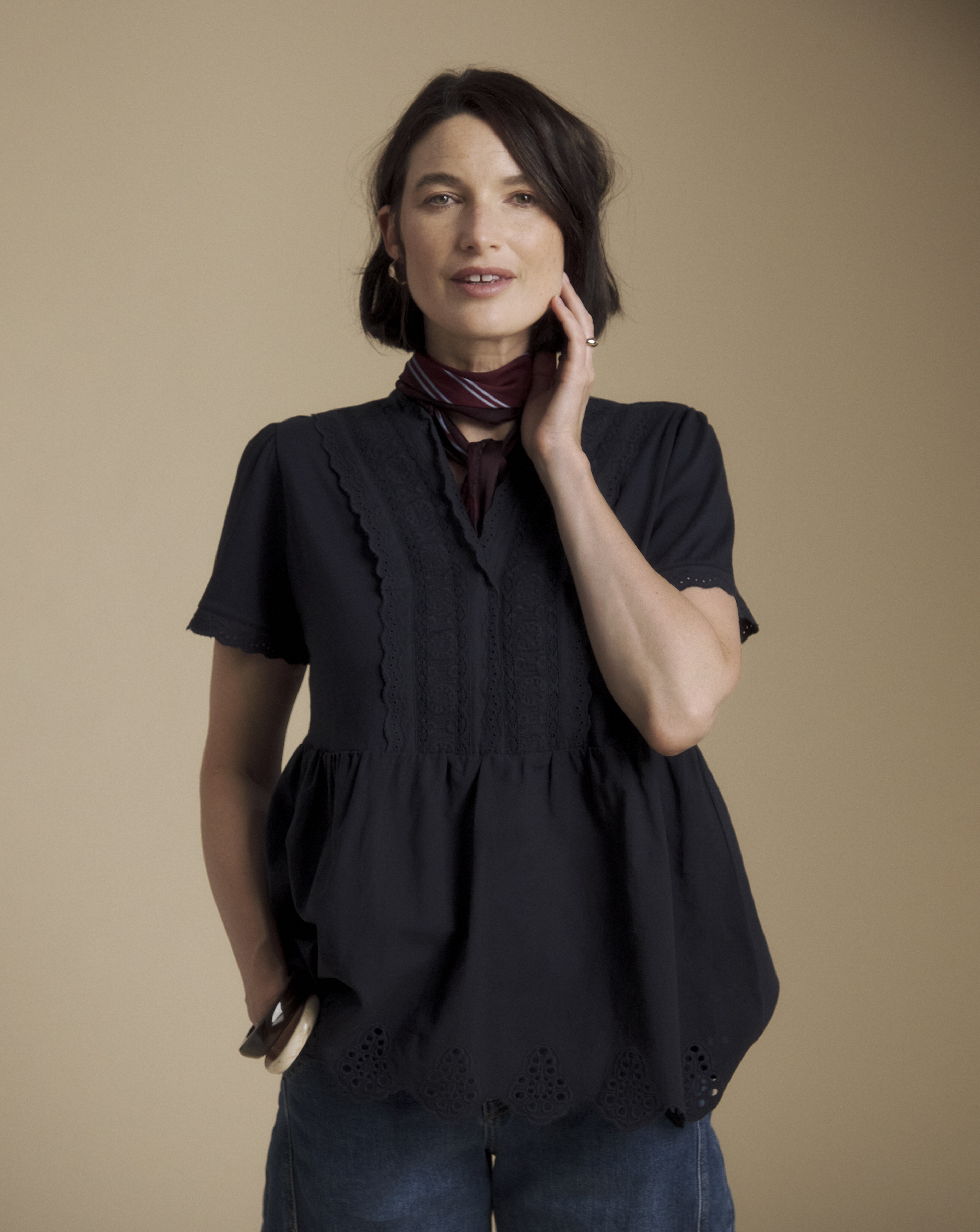 New In - Julipa Lace Trim Blouse