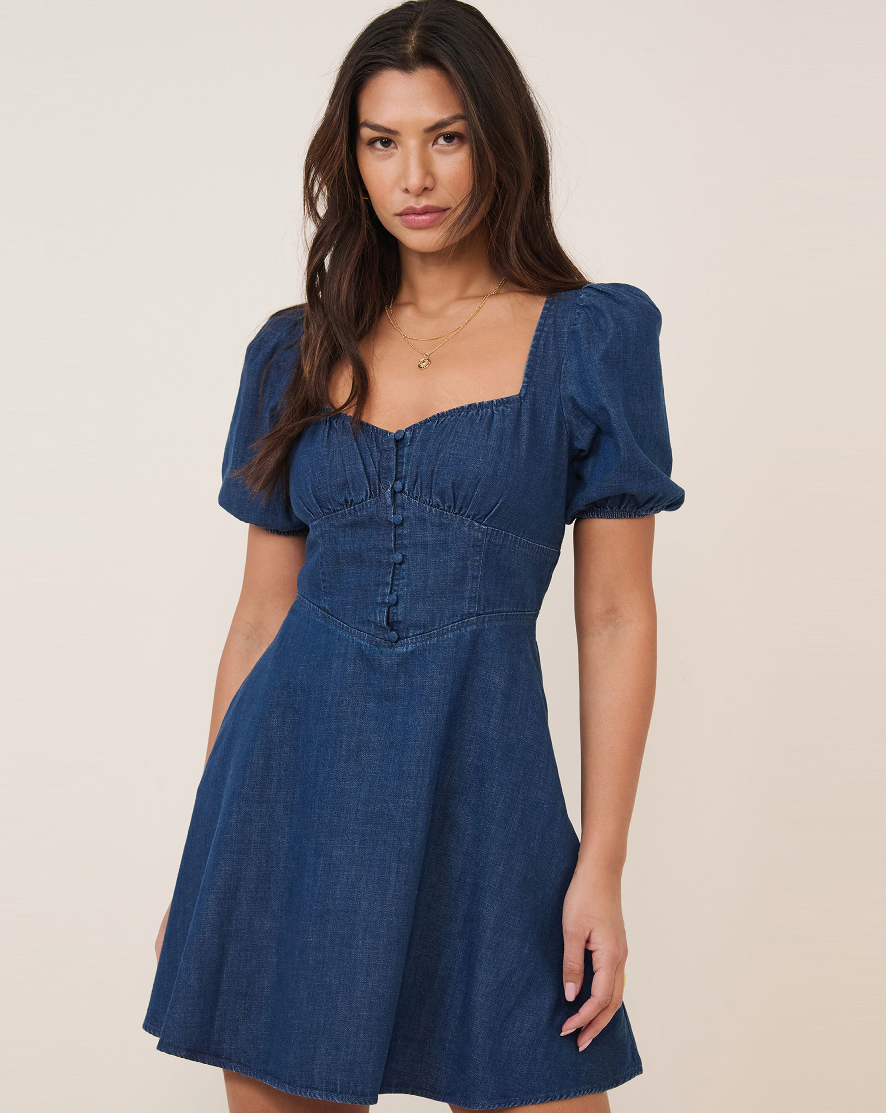 New In - Nobody's Child Tulla Mini Denim Dress