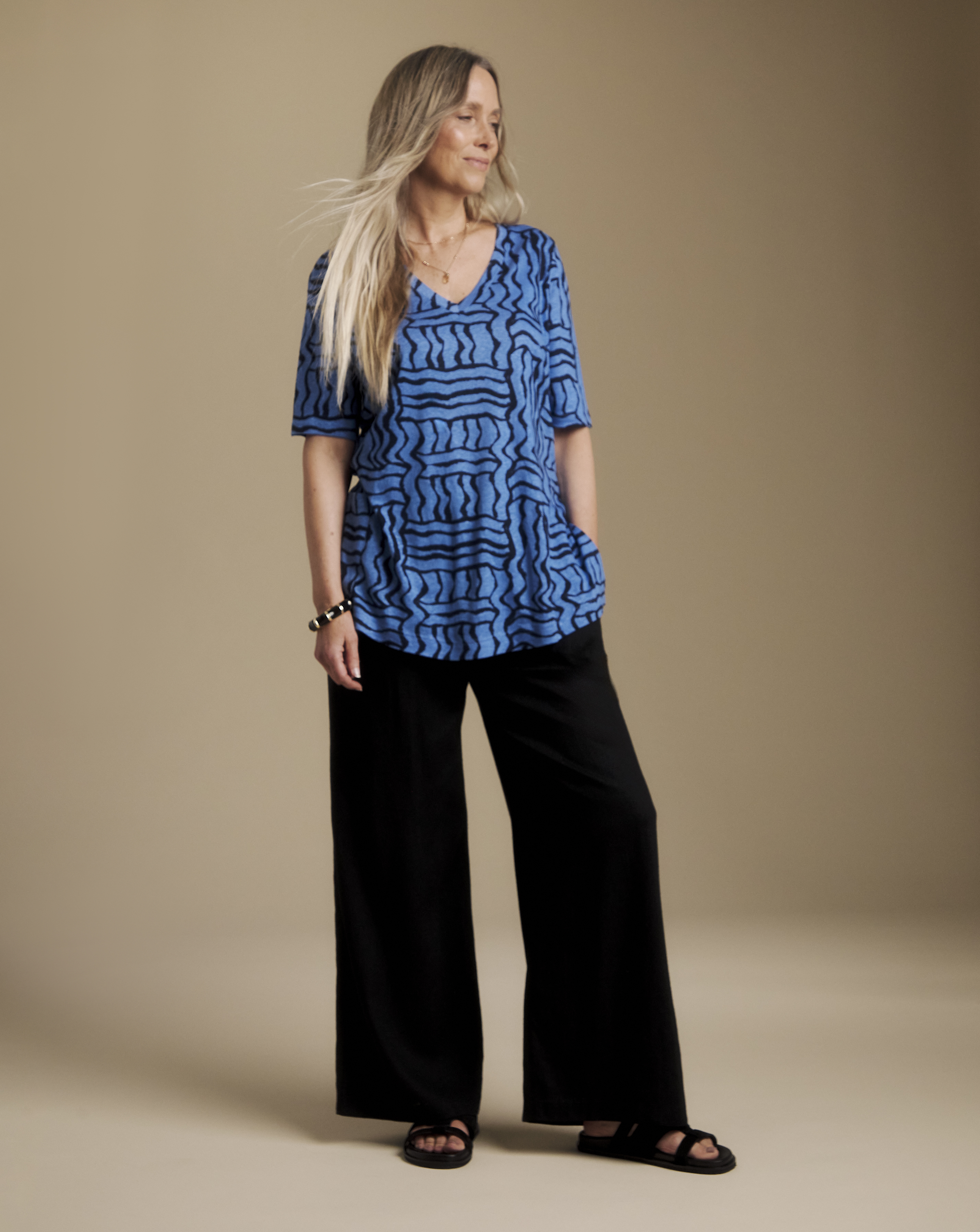 Julipa Linen Jersey Pocket Tunic