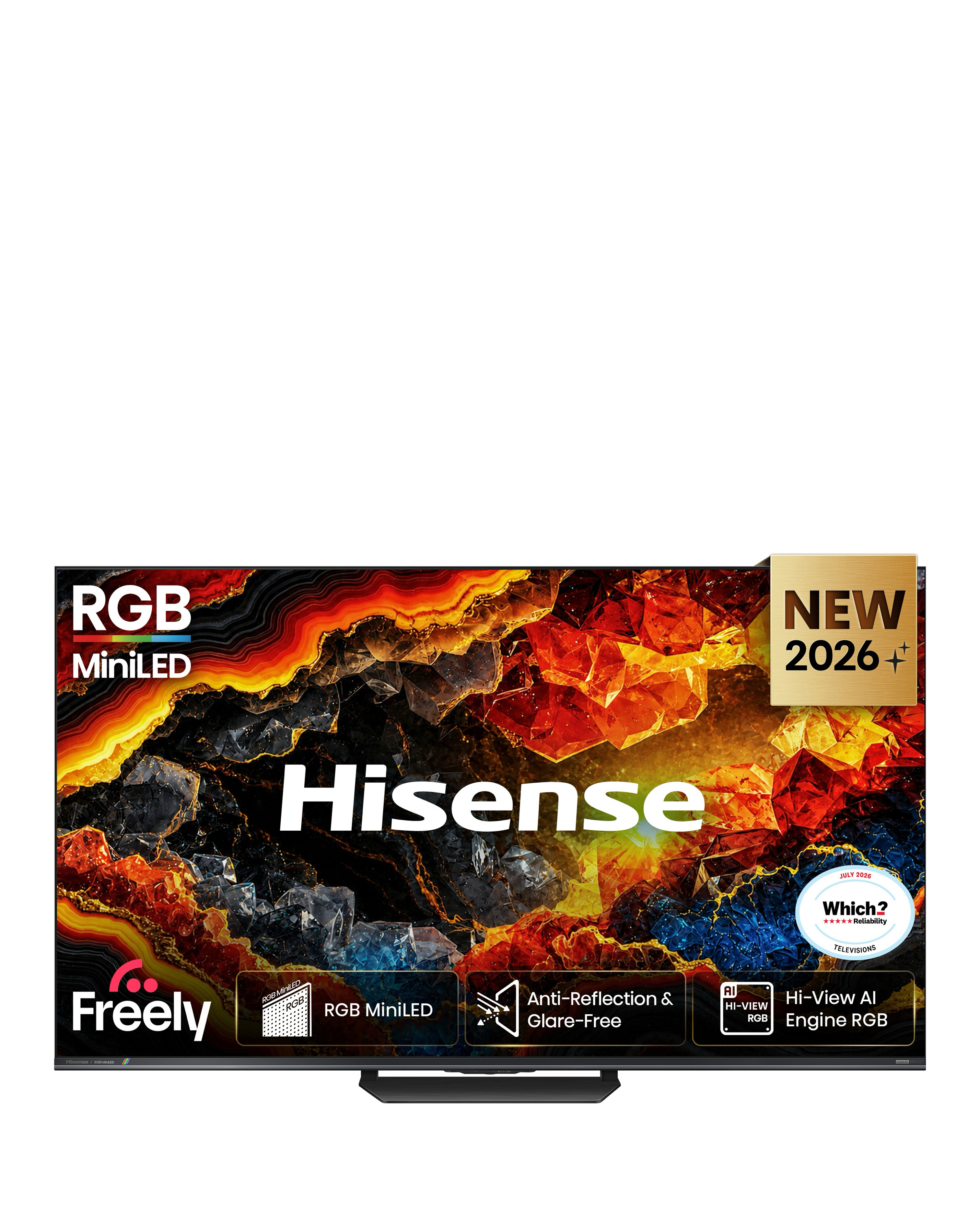 Hisense 55 Inch 55ER8STUK RGB MiniLED 180Hz 4K Ultra HD AI Smart TV | Hi-View Ai Engine RGB, Native 180Hz Game Mode and Anti-Reflection & Glare-Free - Image 5