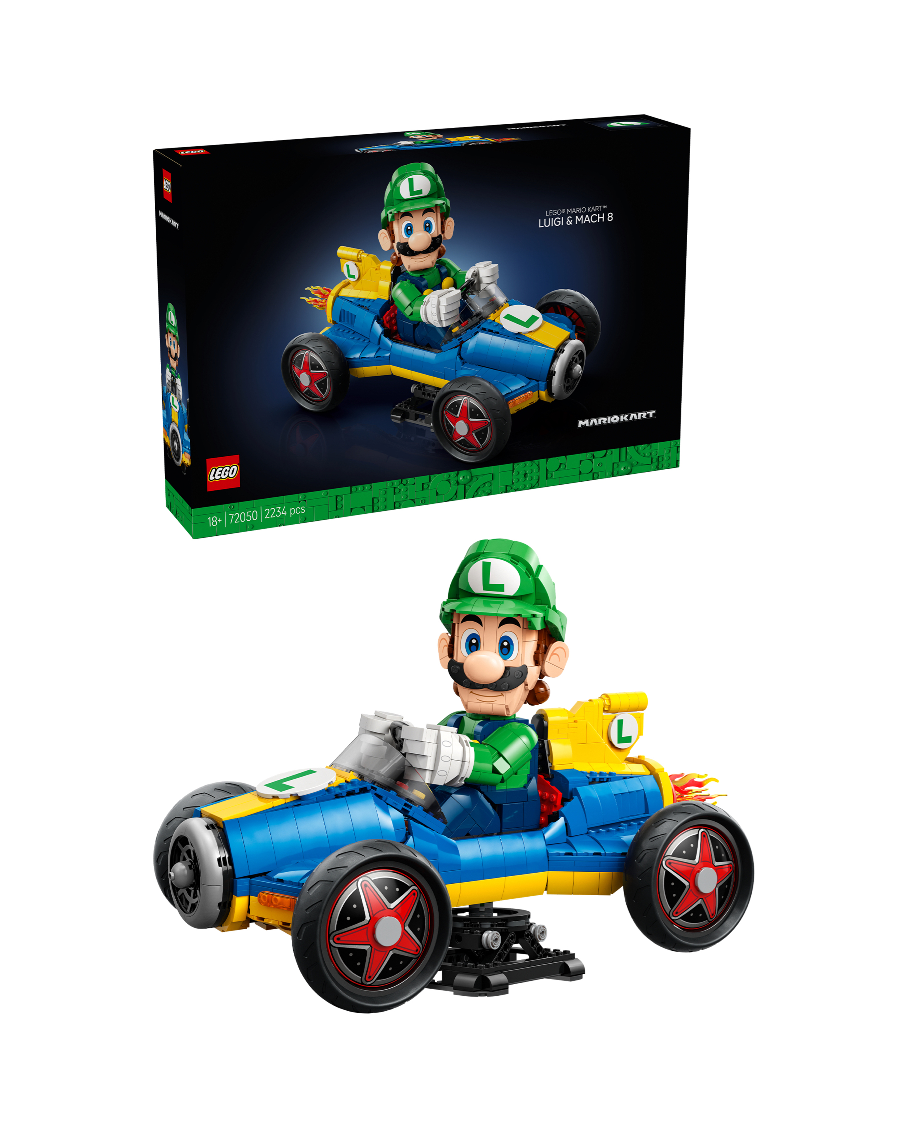 New In - LEGO Mario Kart Luigi & Mach 8 72050