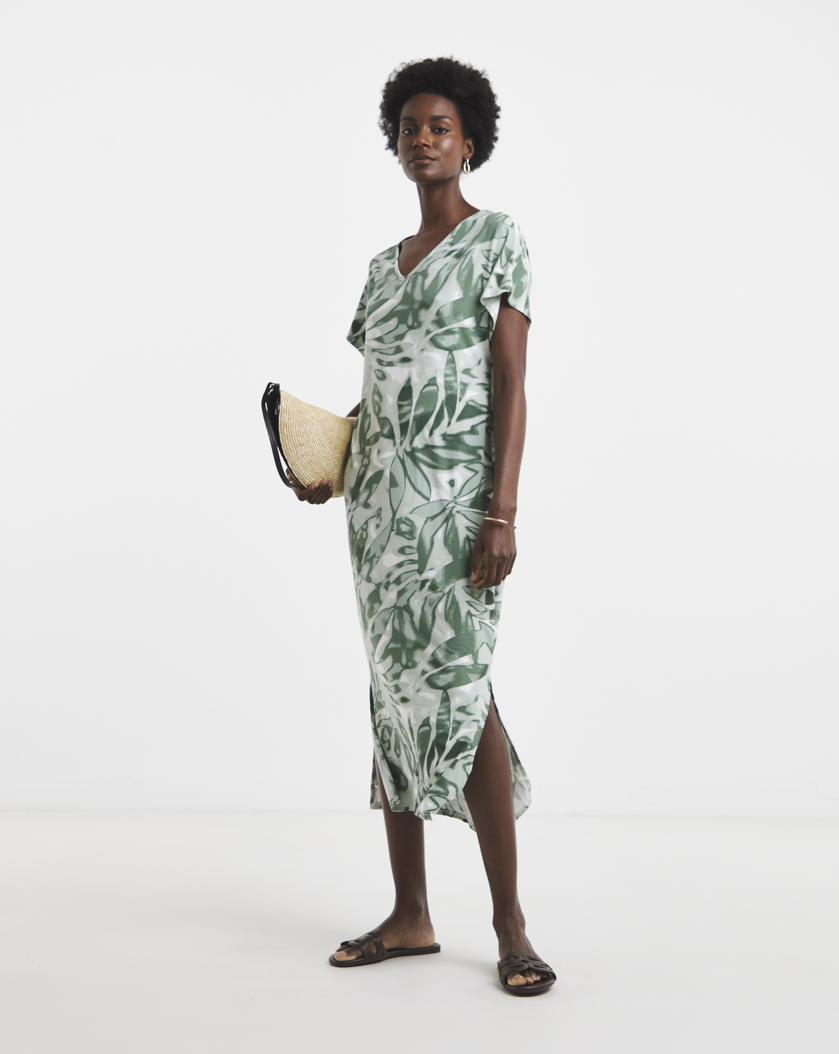 Great Value Midi T-Shirt Dress
