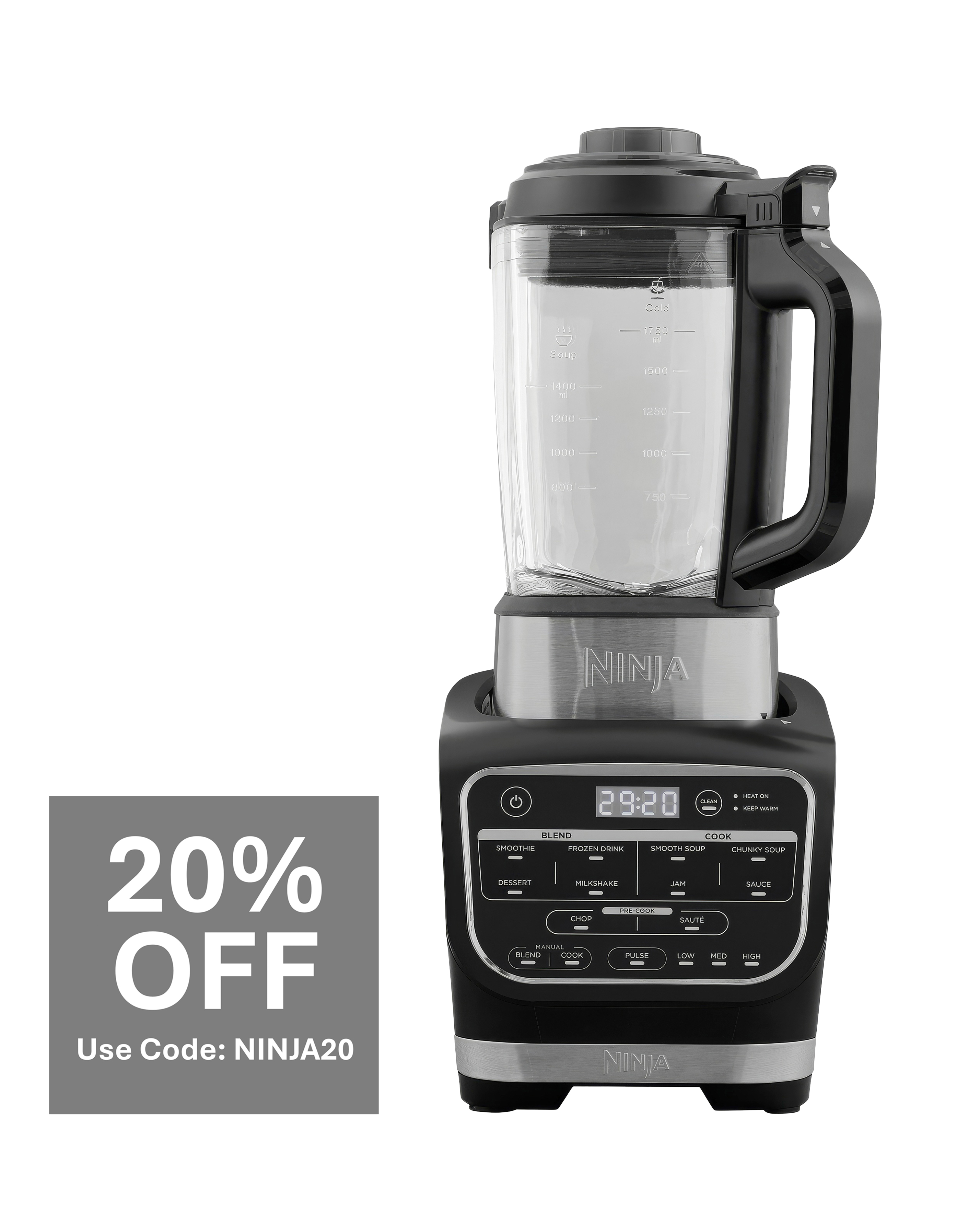 Ninja Foodi Blender & Soup Maker HB150UK