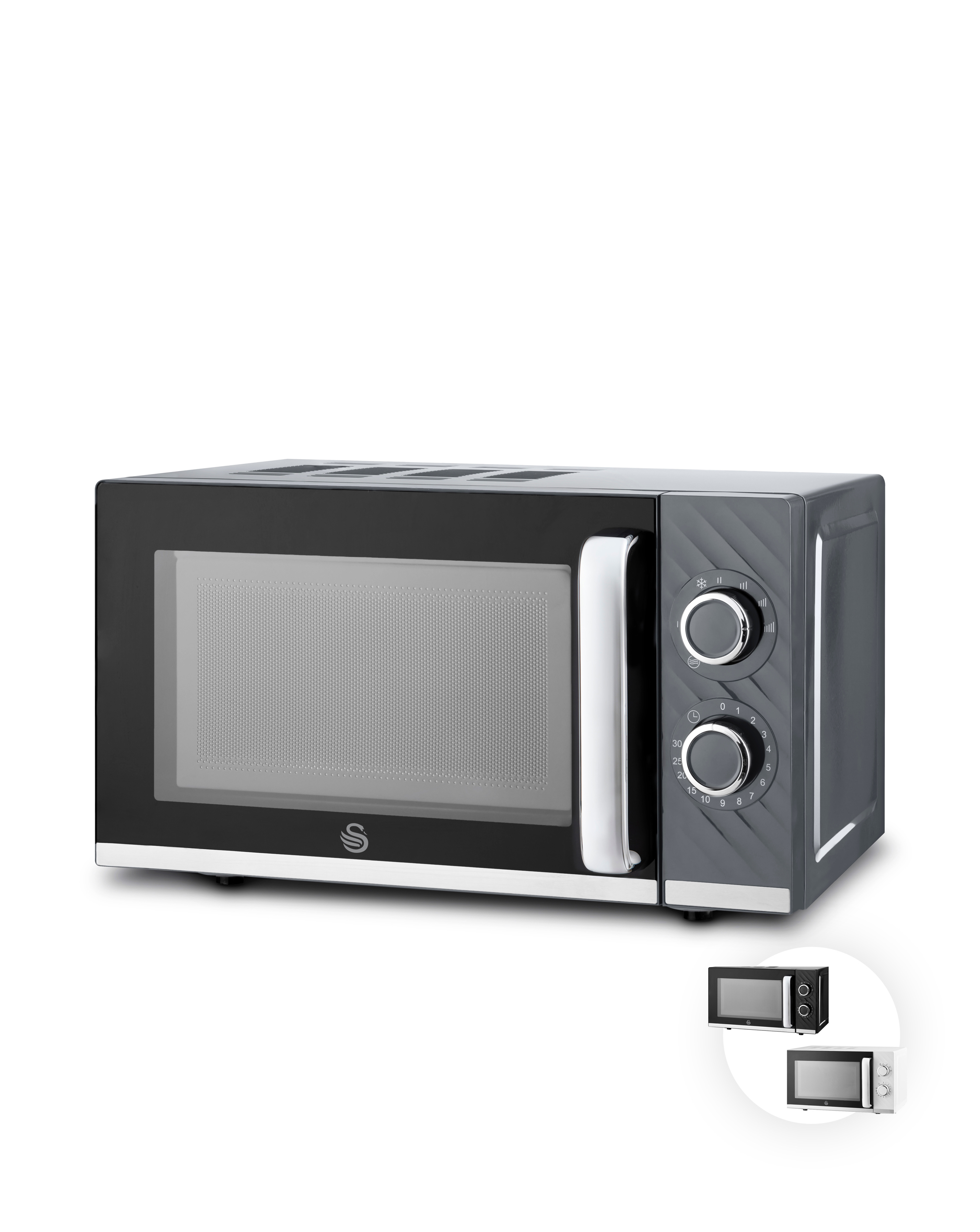 Swan Windsor Microwave Grey