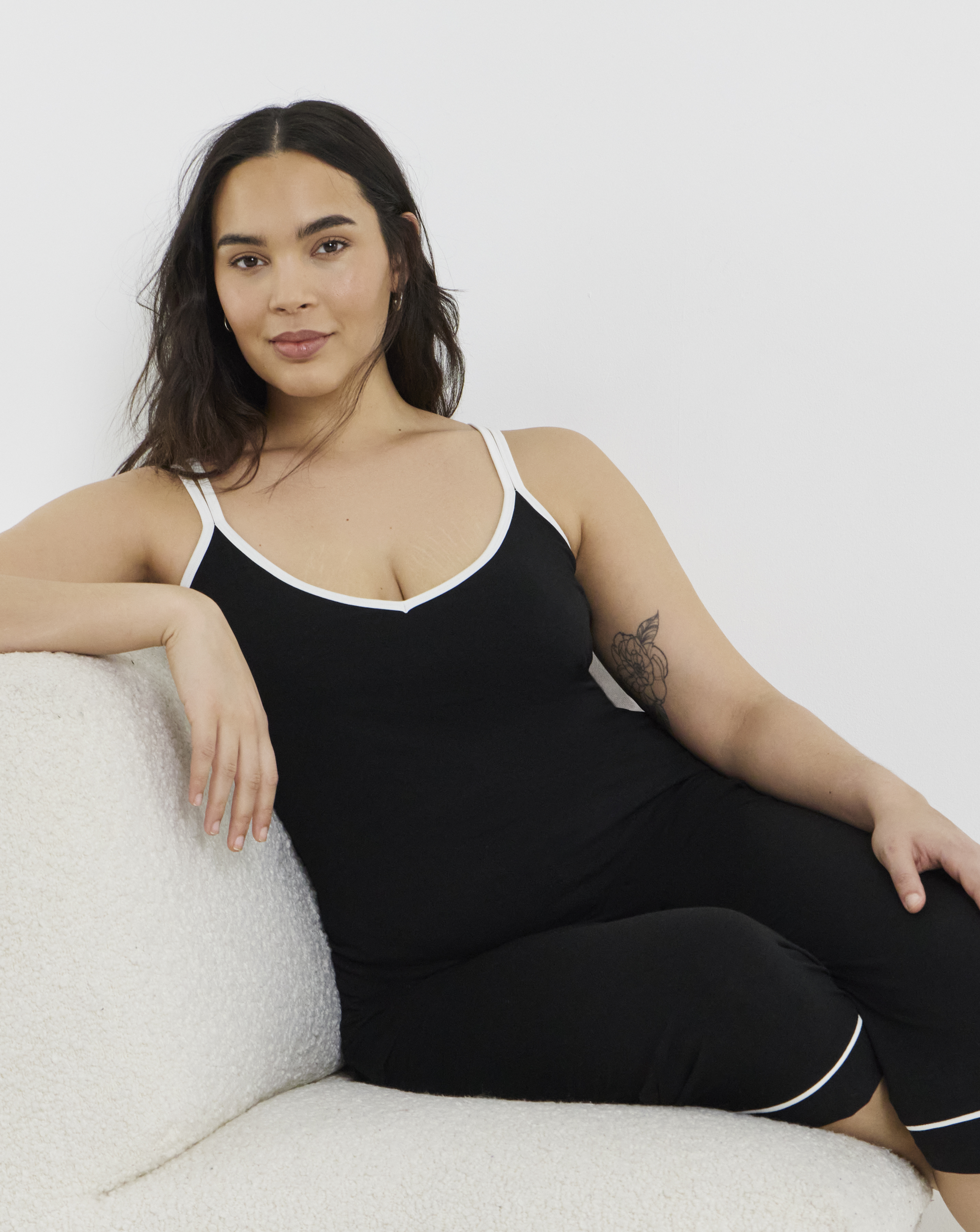 New In - Strappy Culotte Pyjama Set