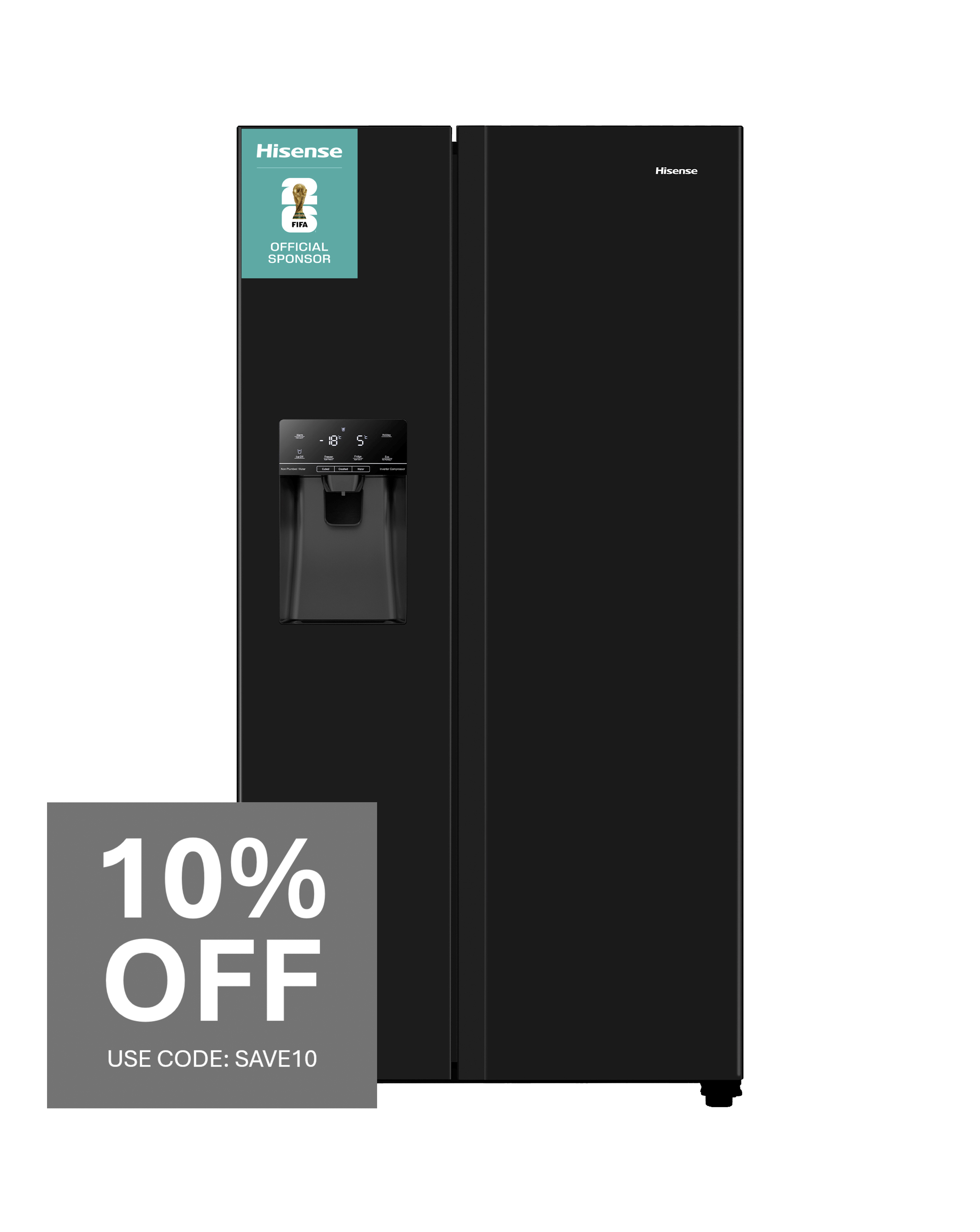 Hisense RS694N4TBE Fridge Freezer 179 CM