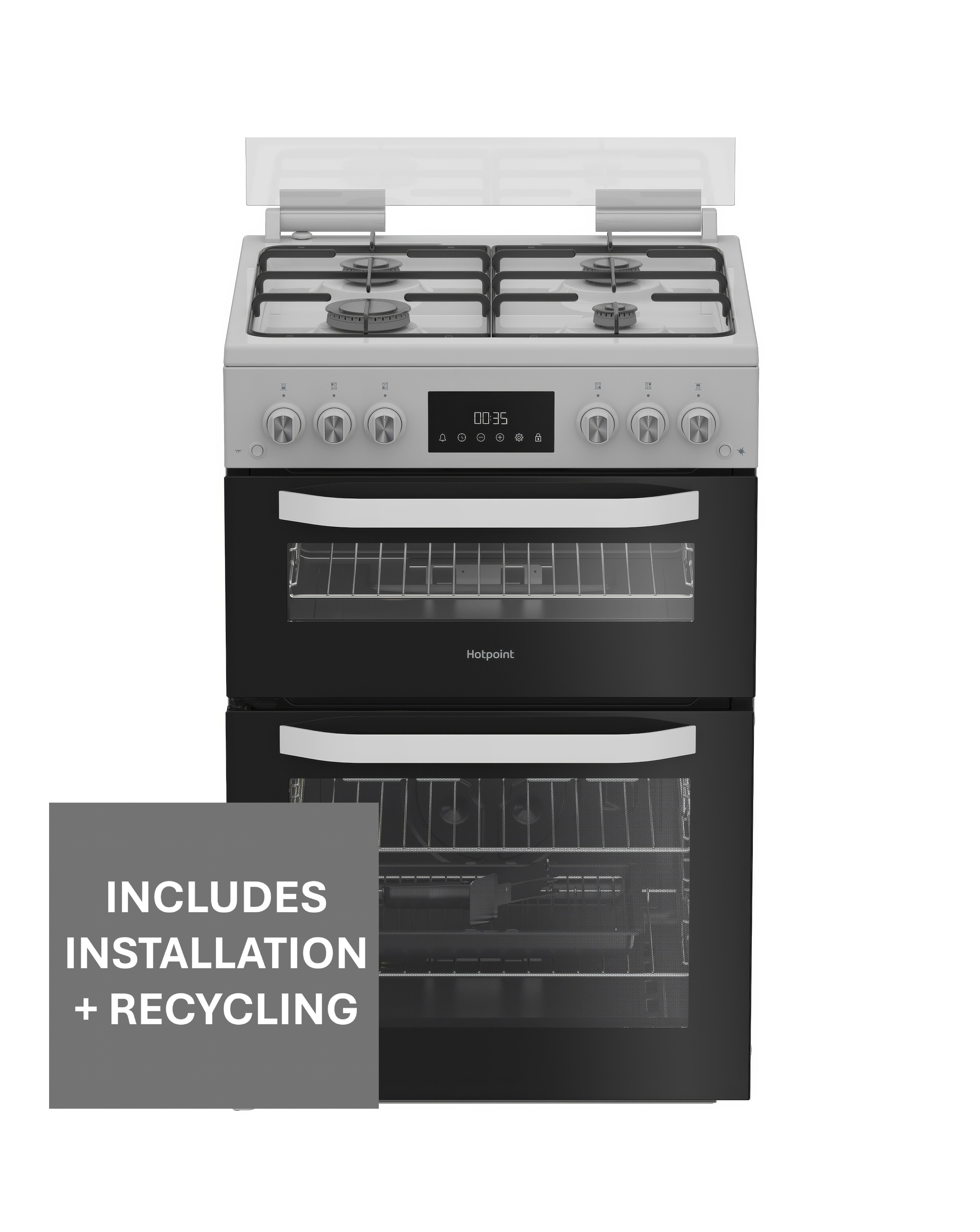 Hotpoint HDG6GDCW Gas Cooker Install