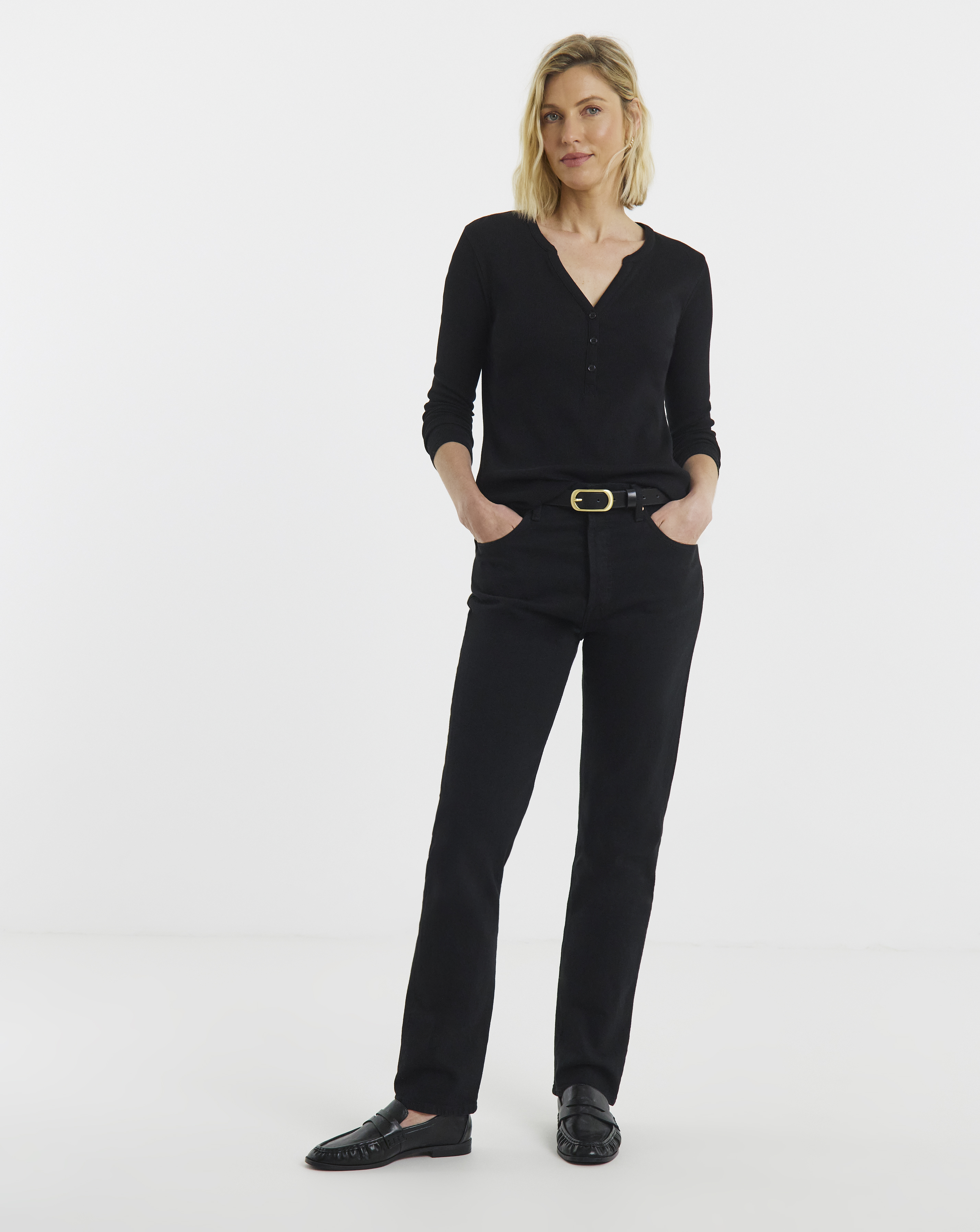 Levi's Black 501 Crop Jeans - 28 Leg" - 31/28 31/28