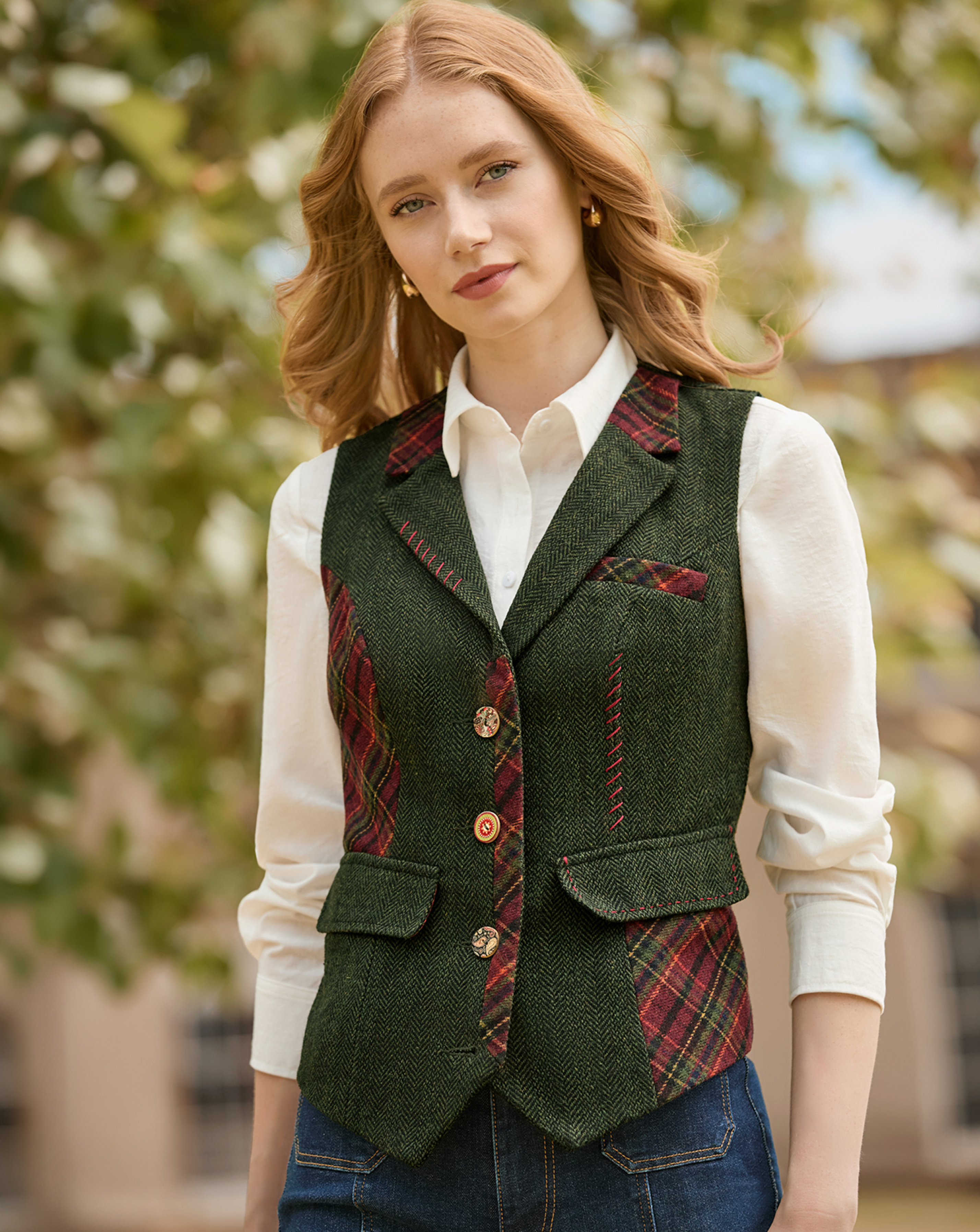 Joe Browns Ruby Mix And Match Waistcoat
