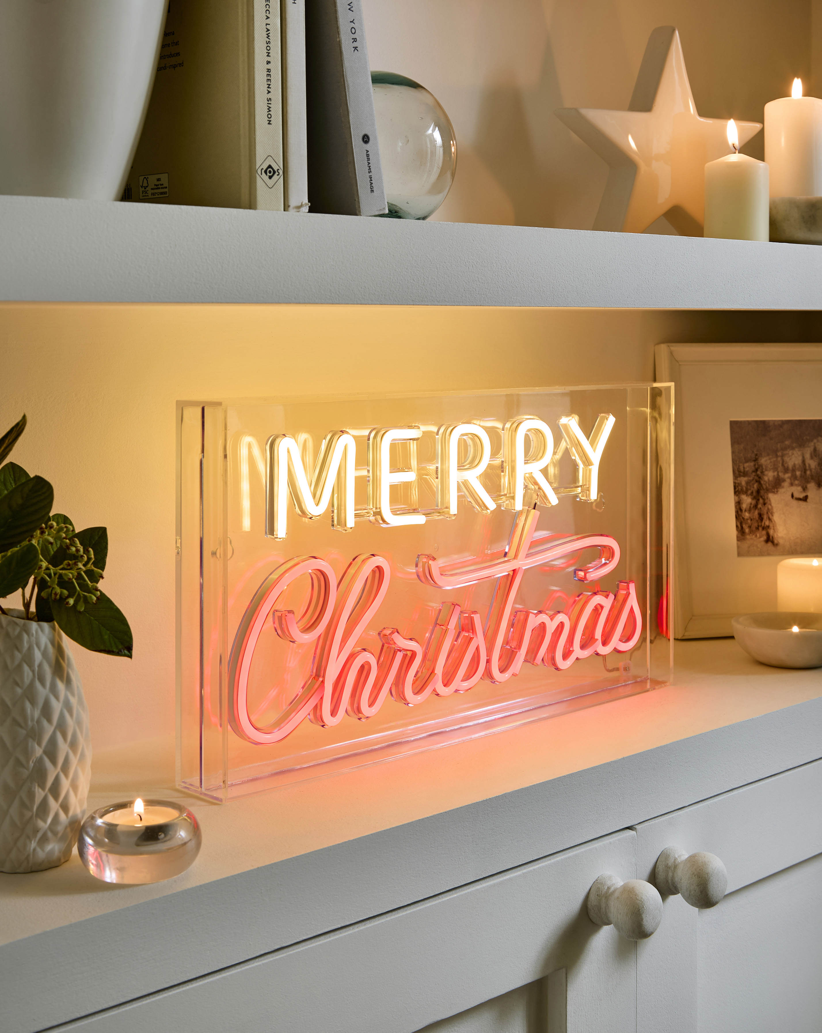 Merry Christmas Neon Sign