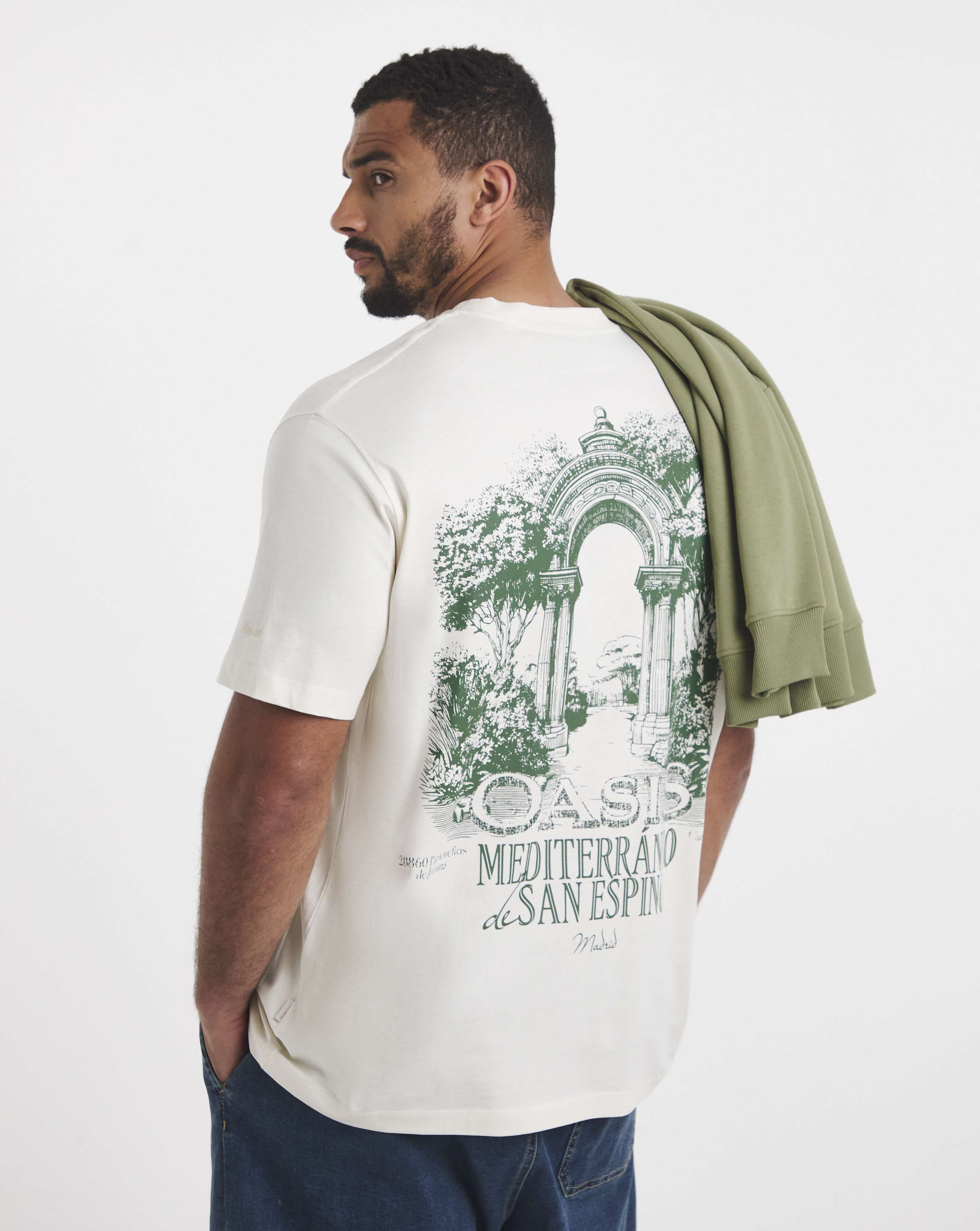 Jack & Jones Off White Sketch T-Shirt 3XL(56)
