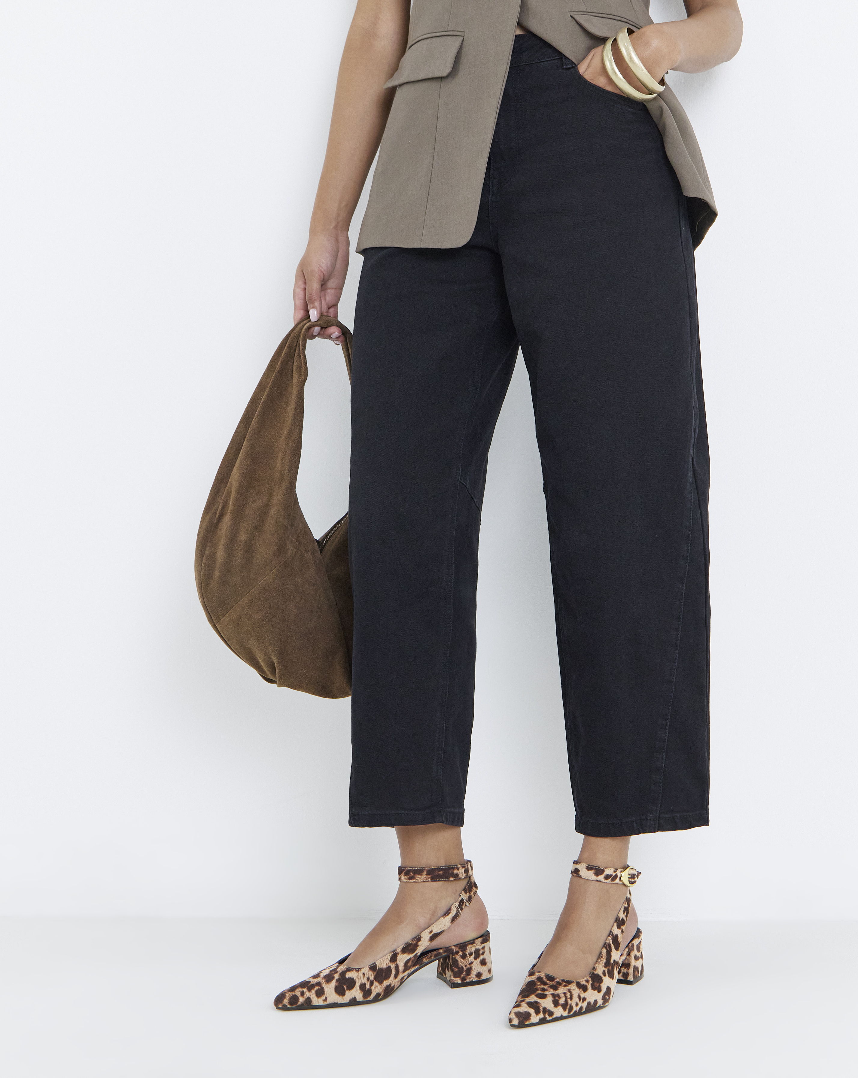 New In - Ankle Strap Block Heel Wide
