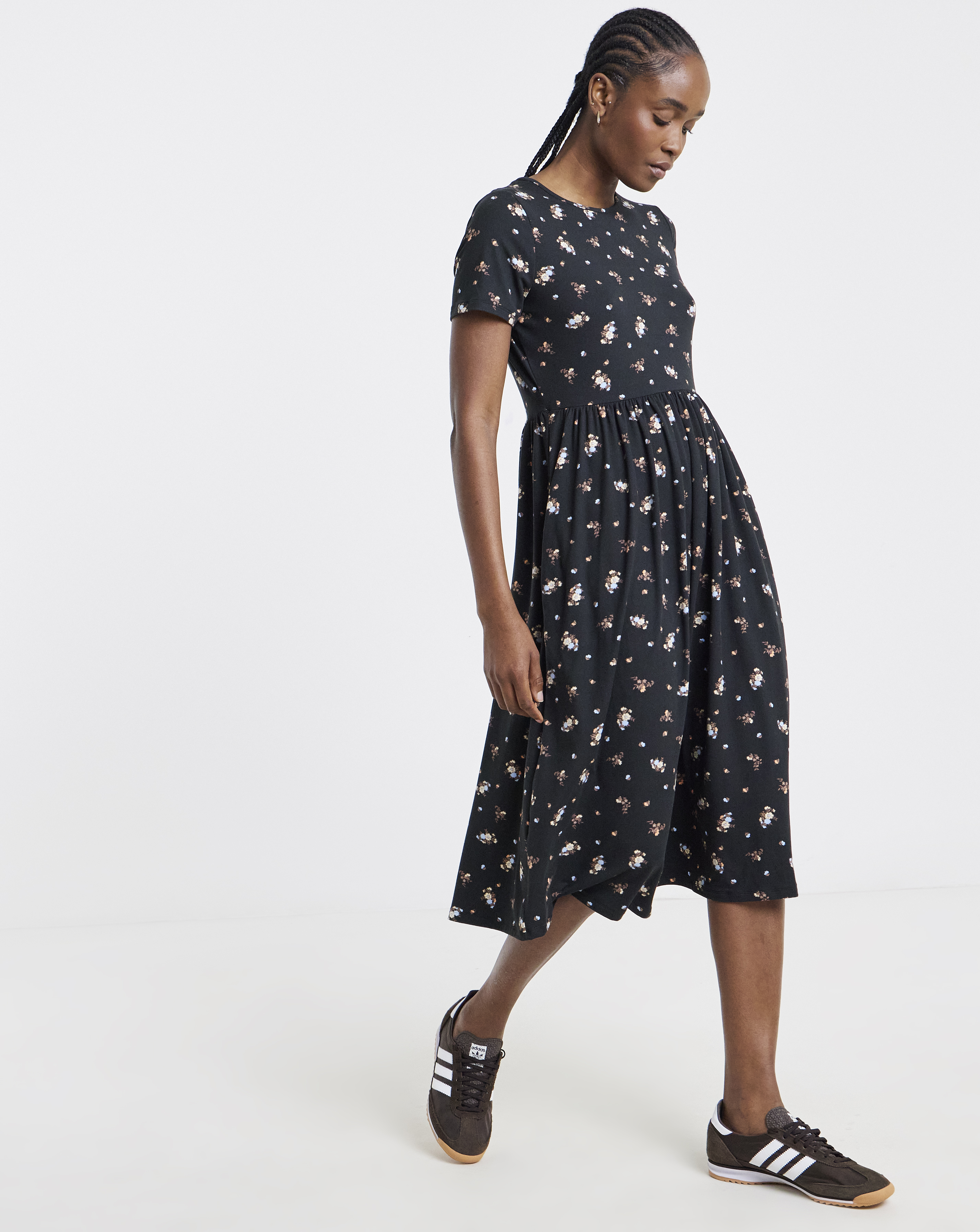 New In - Supersoft Midi Dress With Pockets