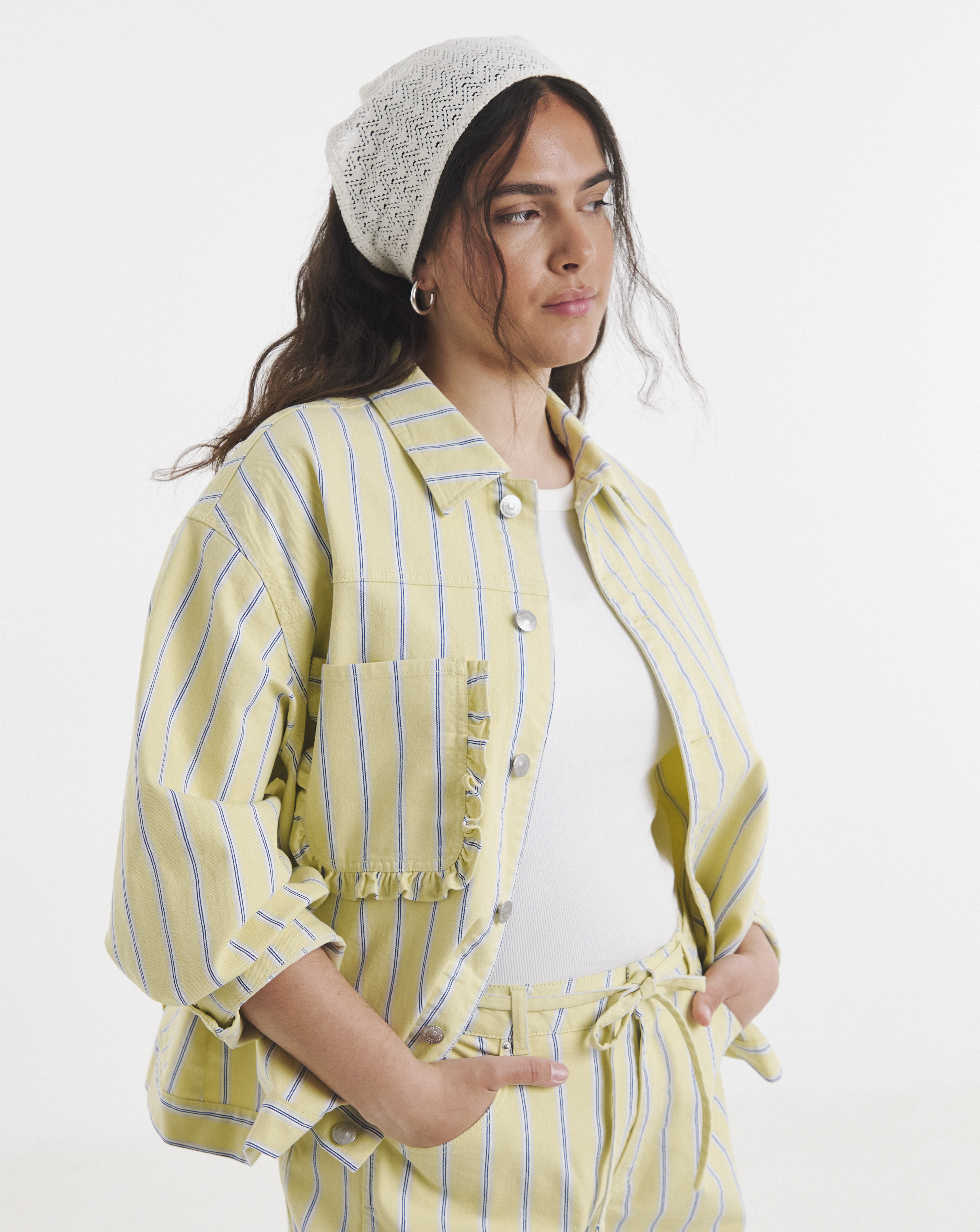 New In - Pieces Billo Ls Denim Jacket