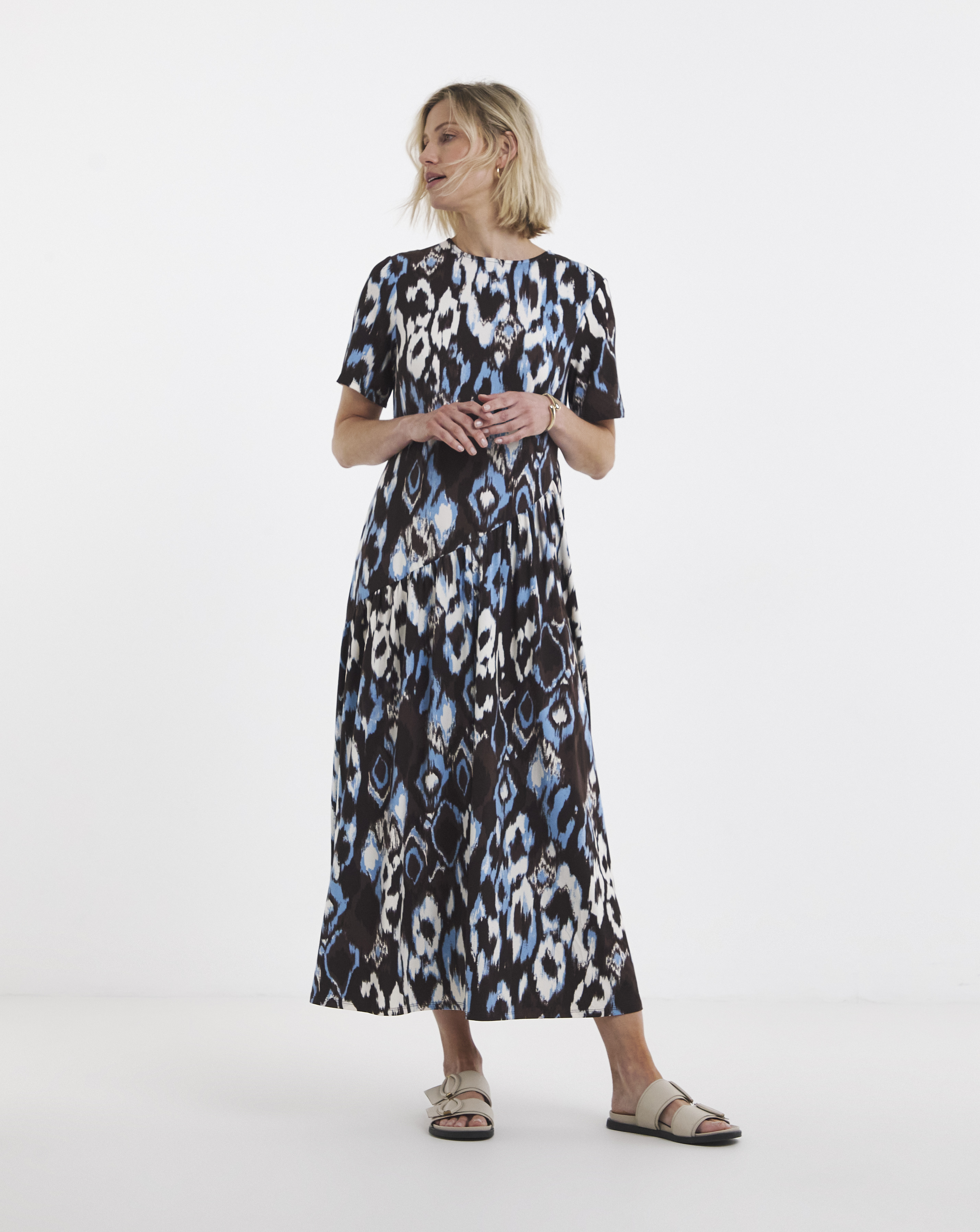 New In - Jersey Dropped Waist Dress
