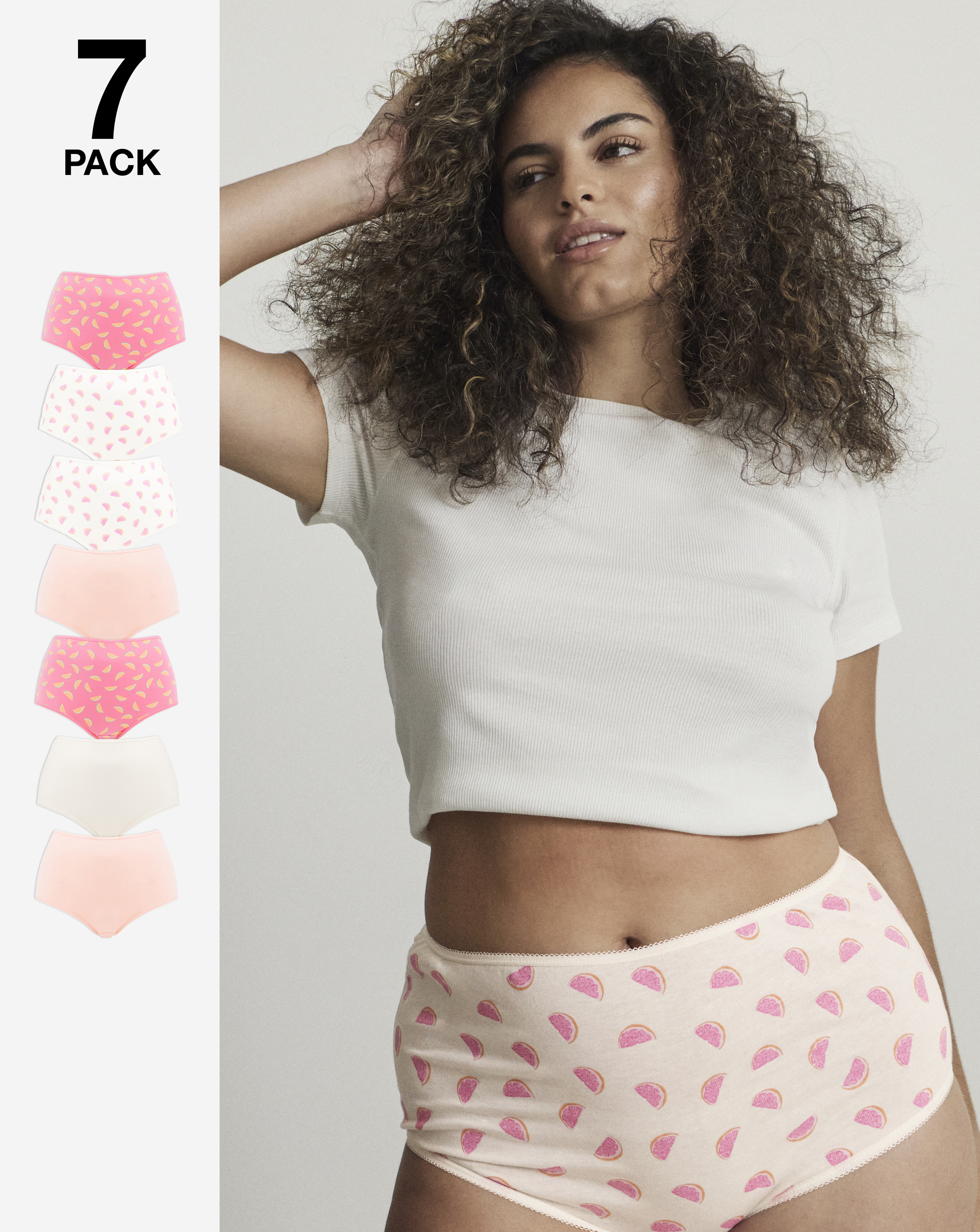 Pretty Secrets 7 Pack Full Fit Brief