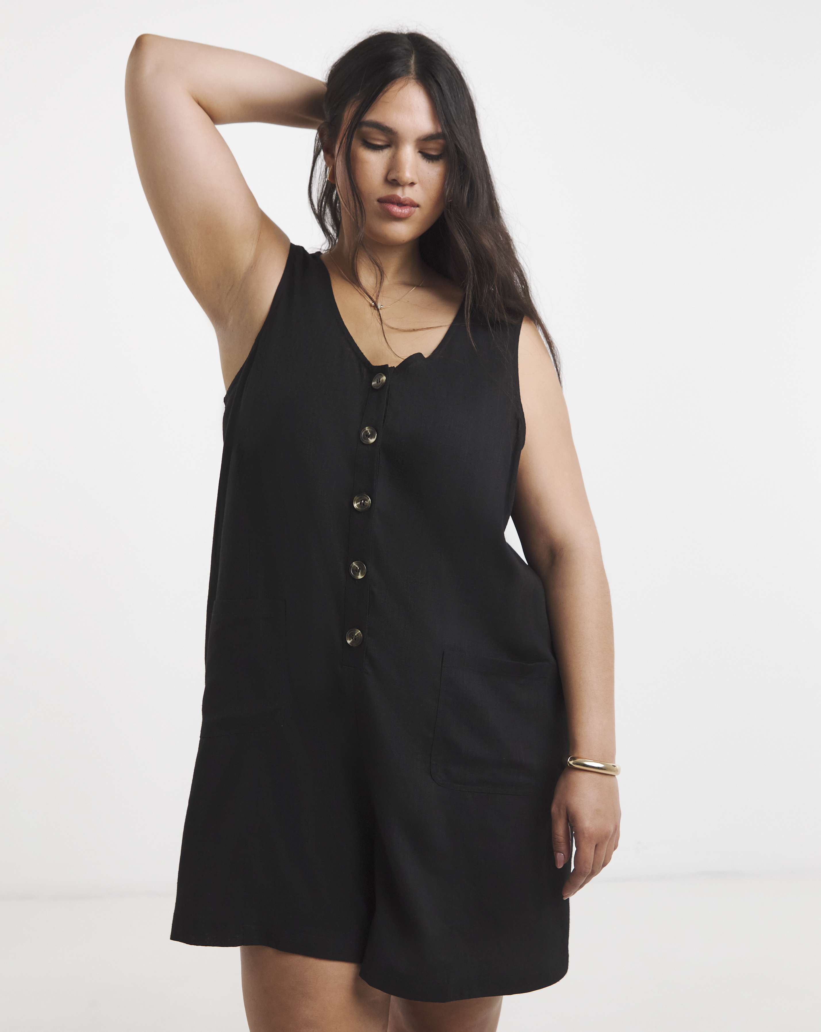 New In - Linen Playsuit
