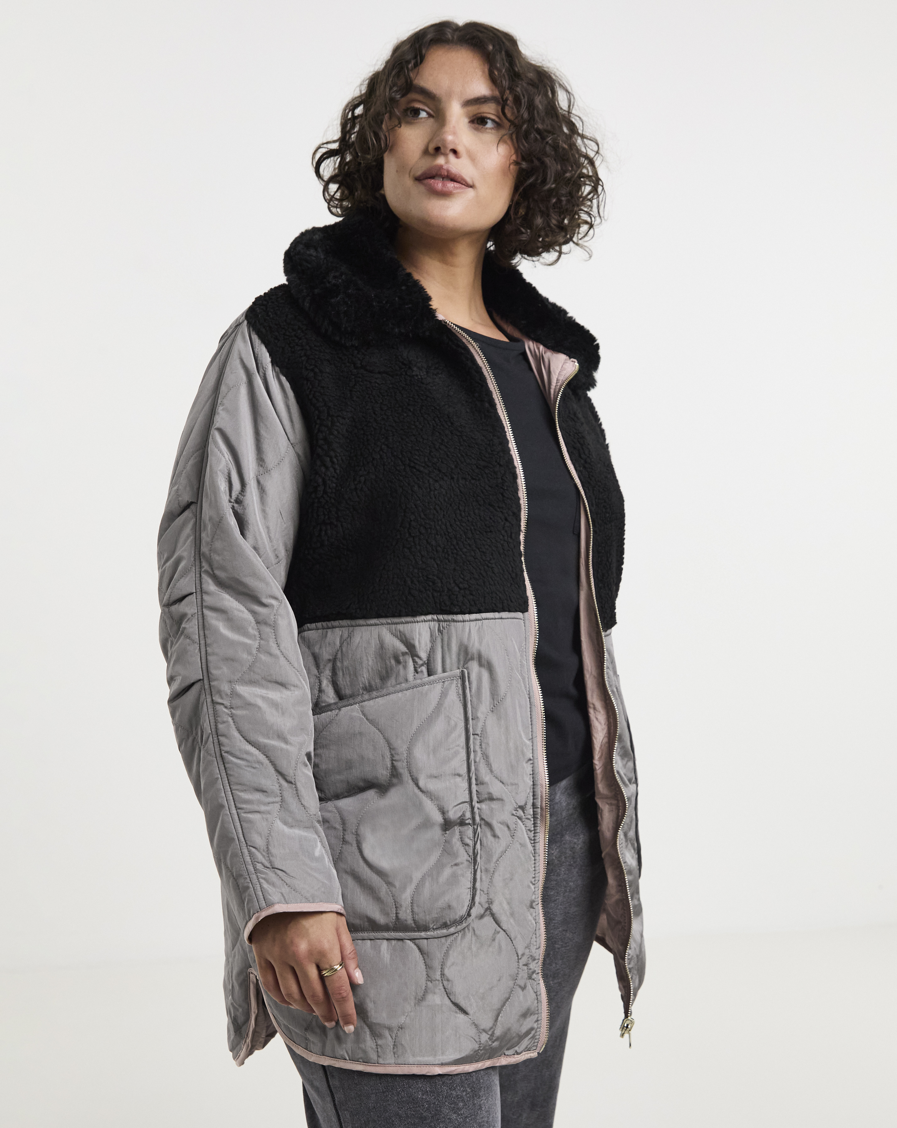 Grey Reversible 2 in 1 Hybrid Coat