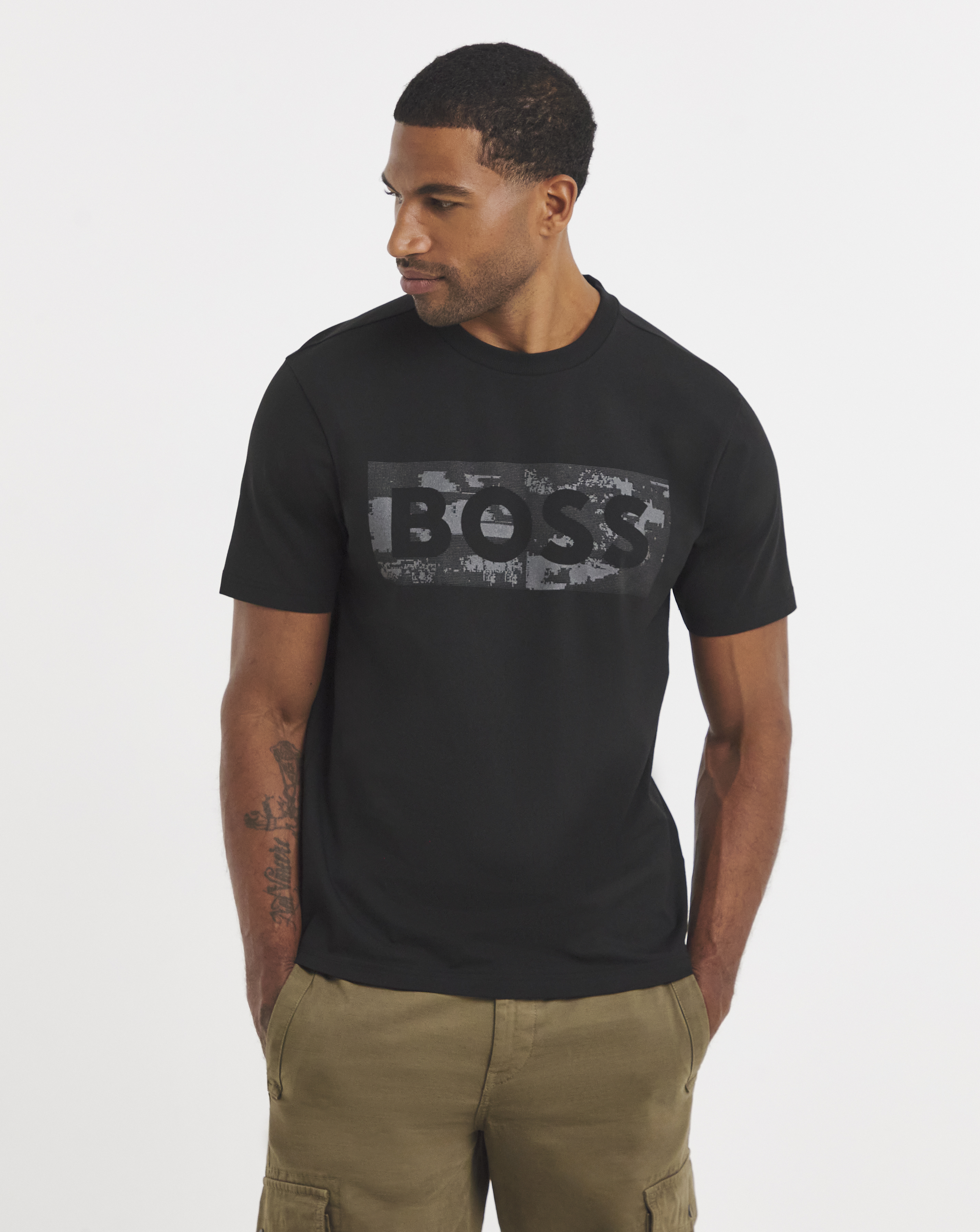 BOSS Globe Graphic Logo T-Shirt