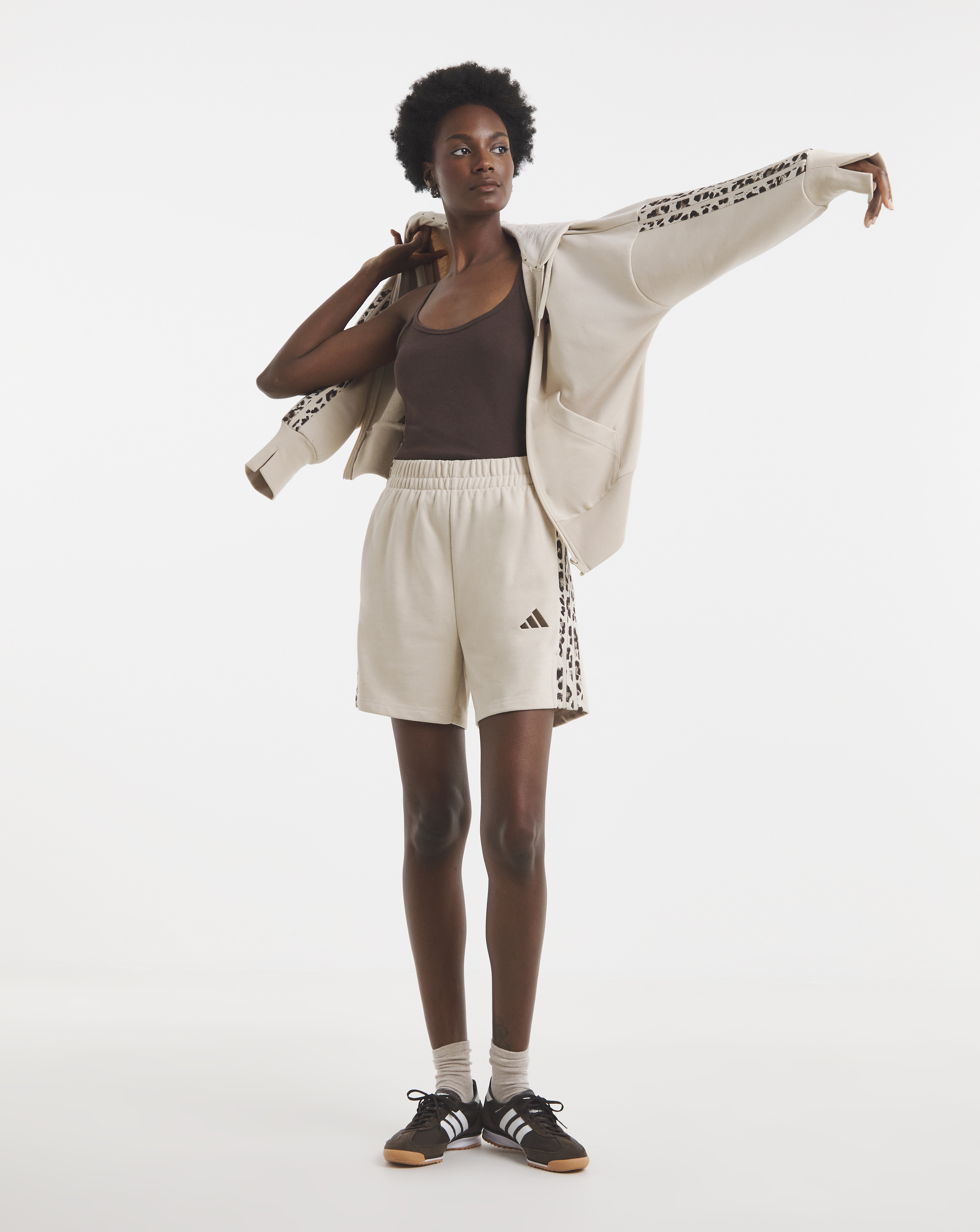 adidas 3-Stripes Animal Print Shorts