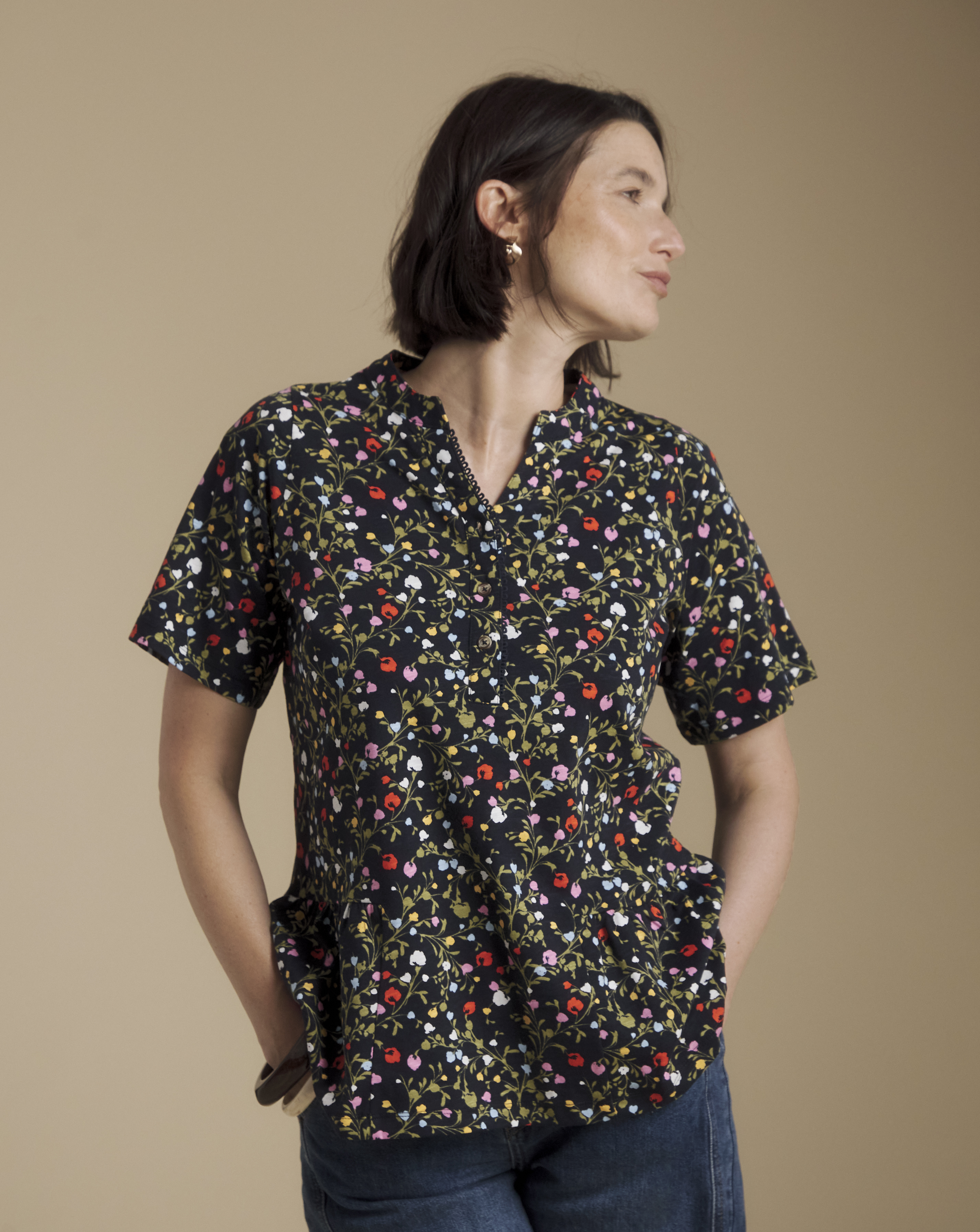 New In - Julipa Frill Placket Top