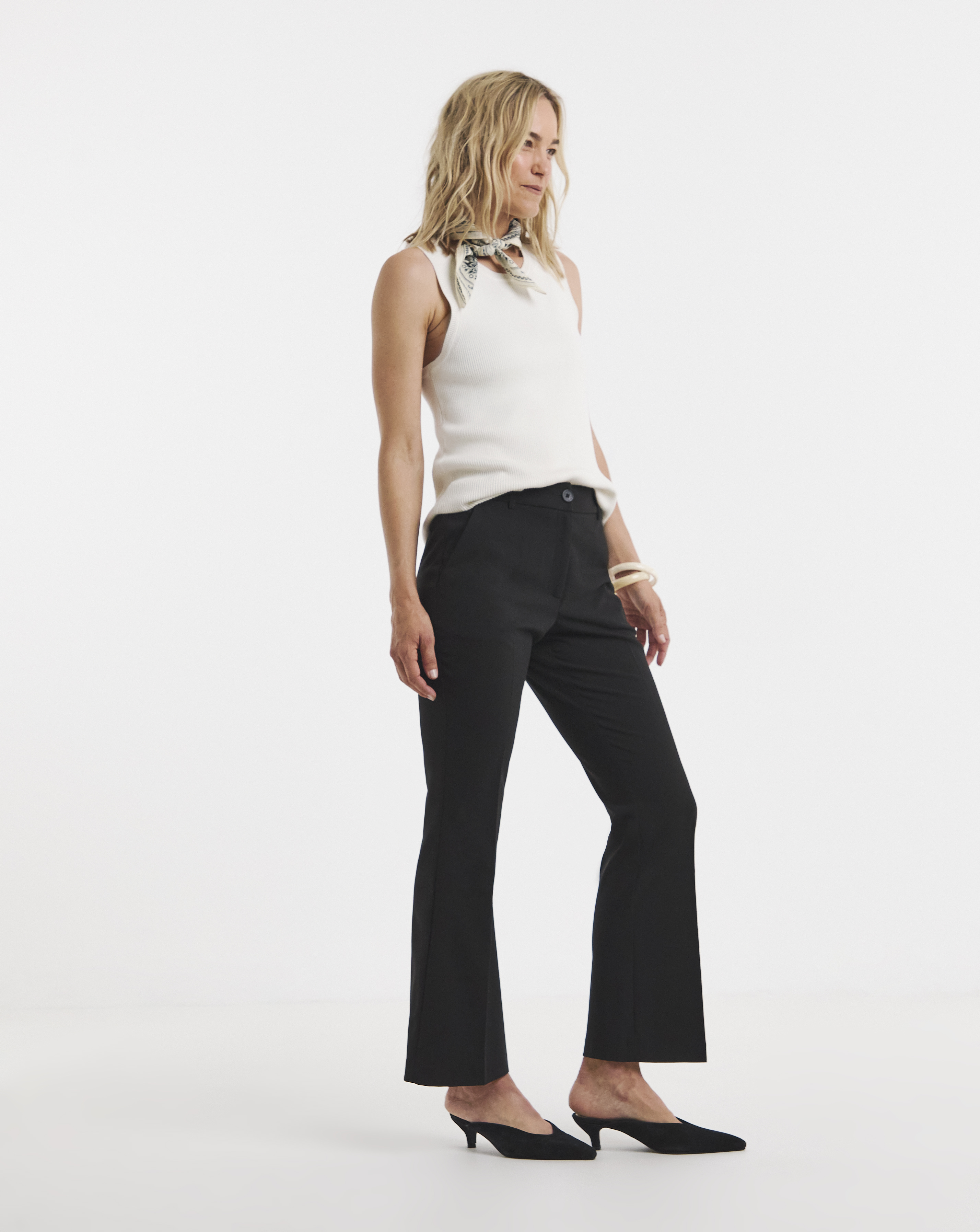 Tailored Bootcut Trousers