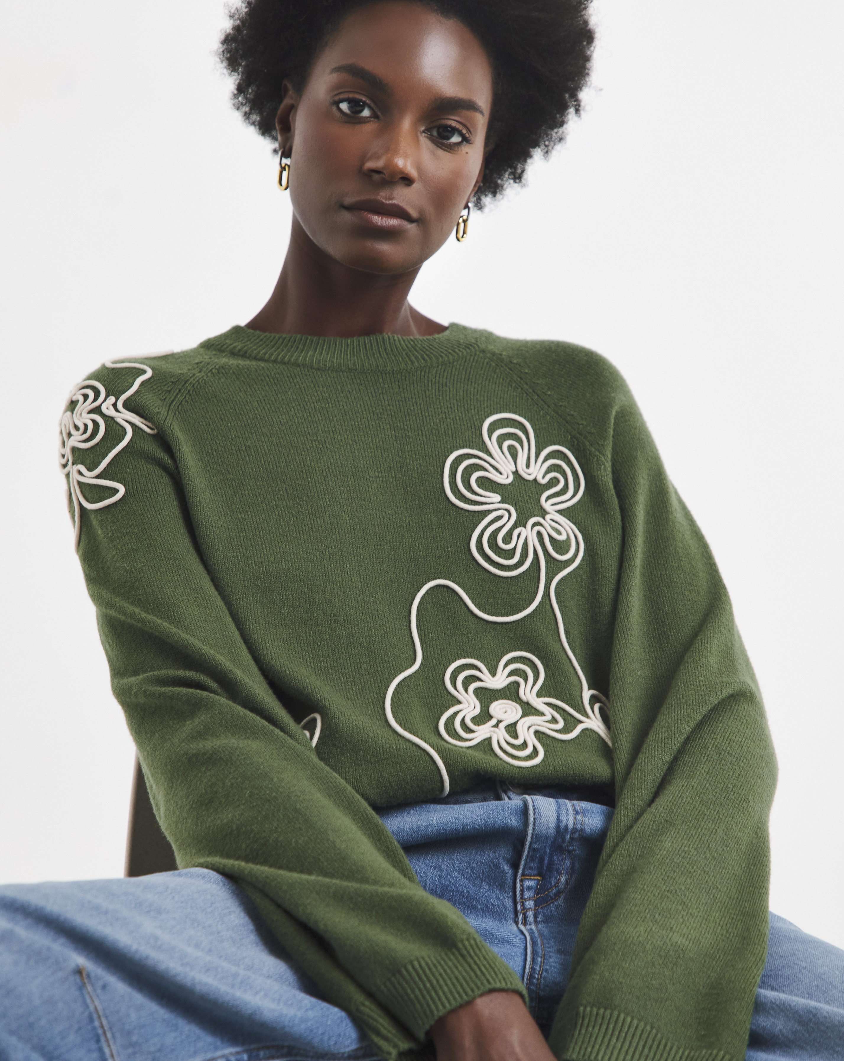 Object Laney Rubin Embroidered Jumper