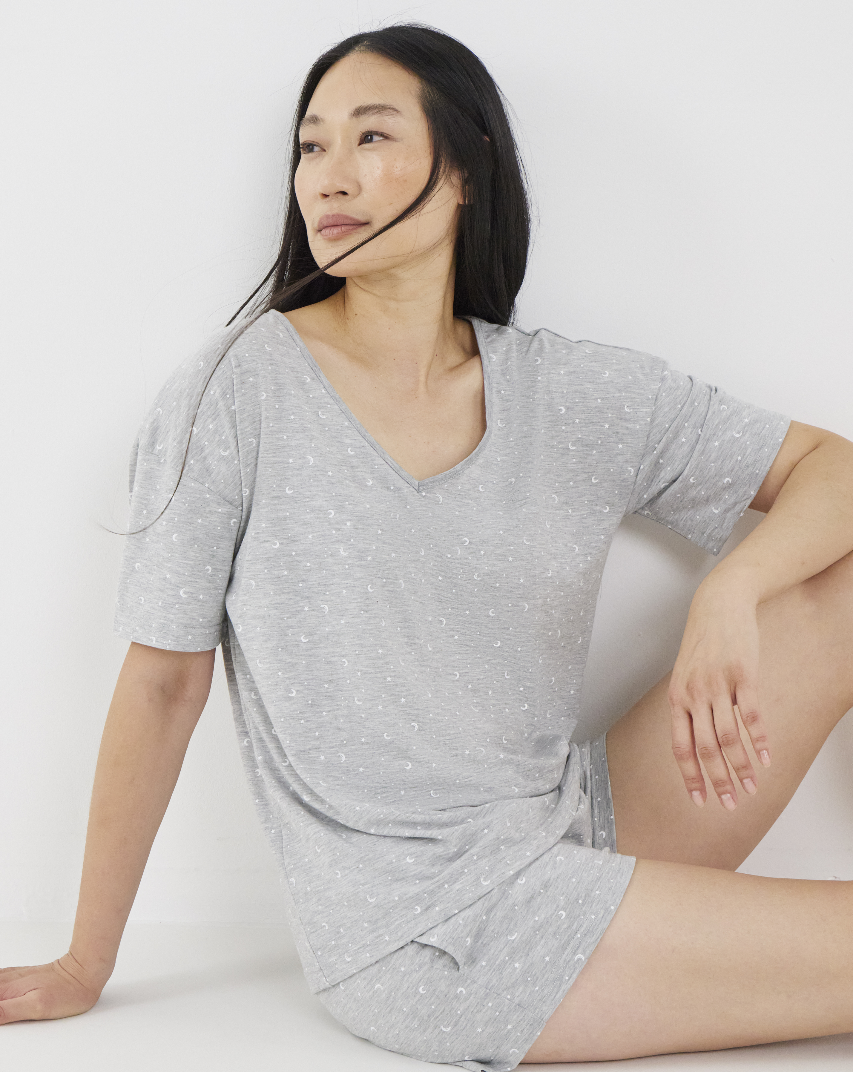 Pretty Lounge Fold Top Shortie Set