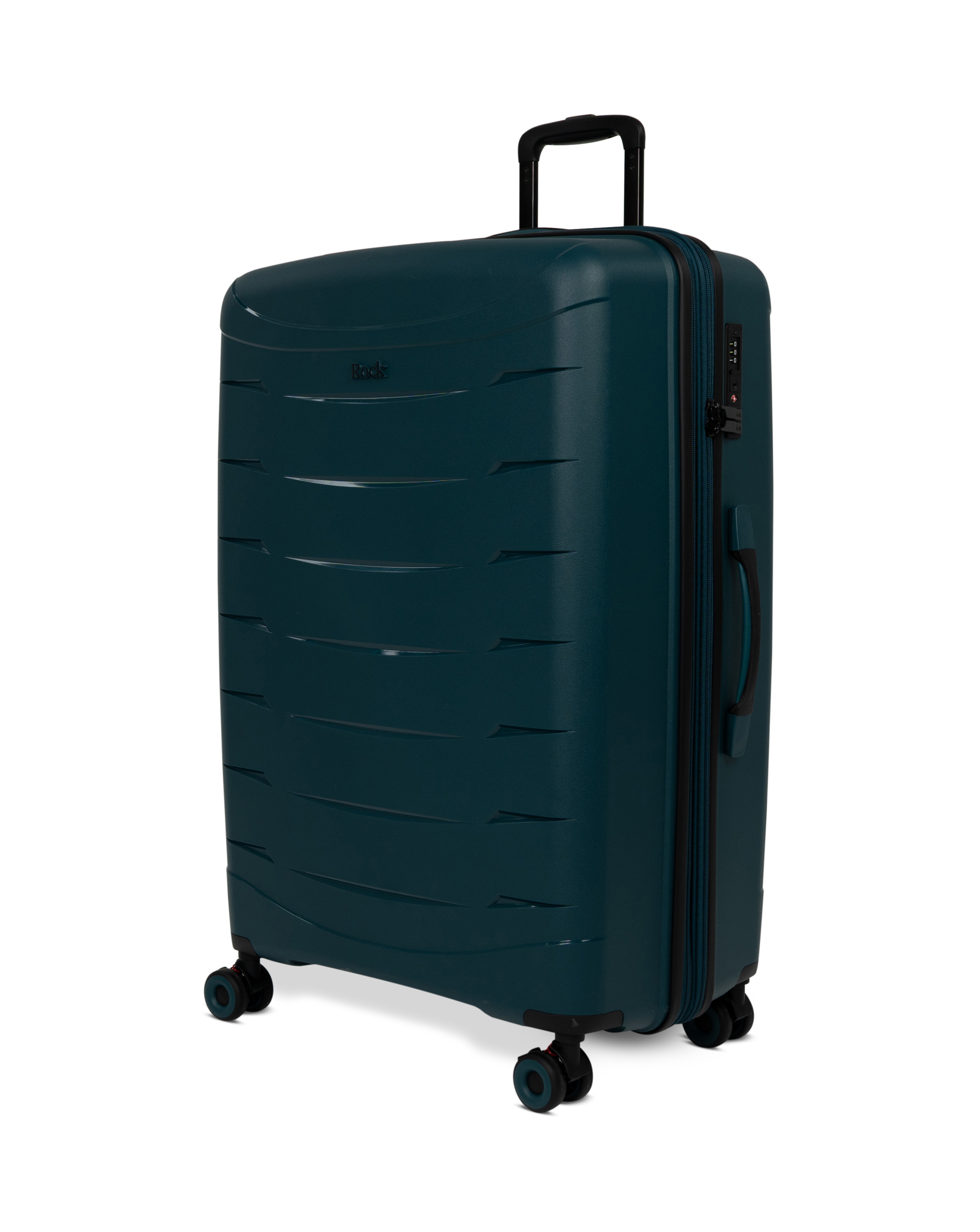 Rock Teal Resilient Large Suitcase - Image 4