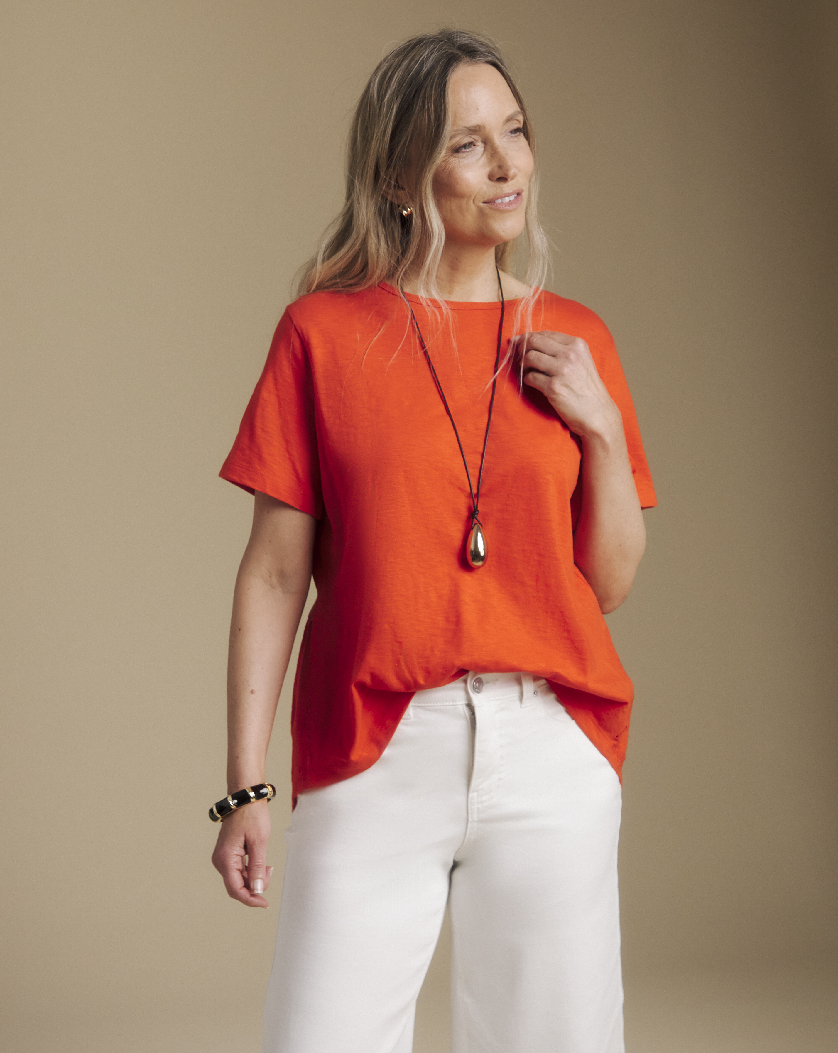 Julipa Broderie Jersey Mix T-Shirt