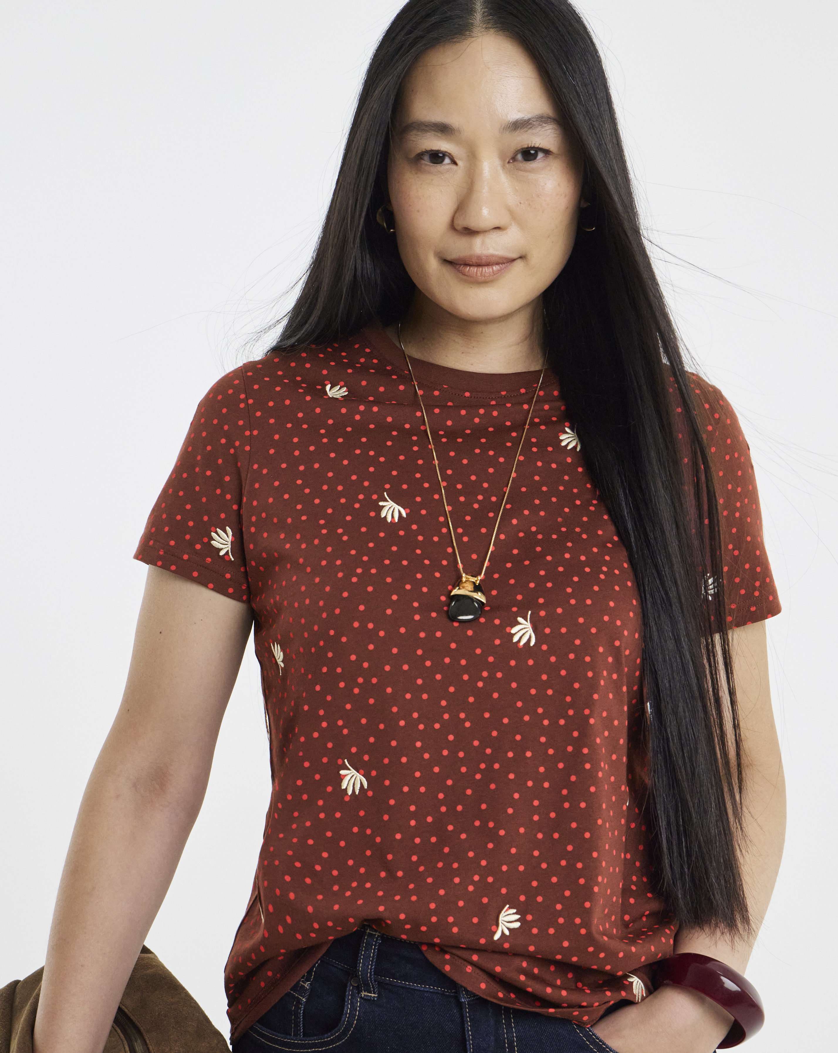 Spot Embriodered T-Shirt