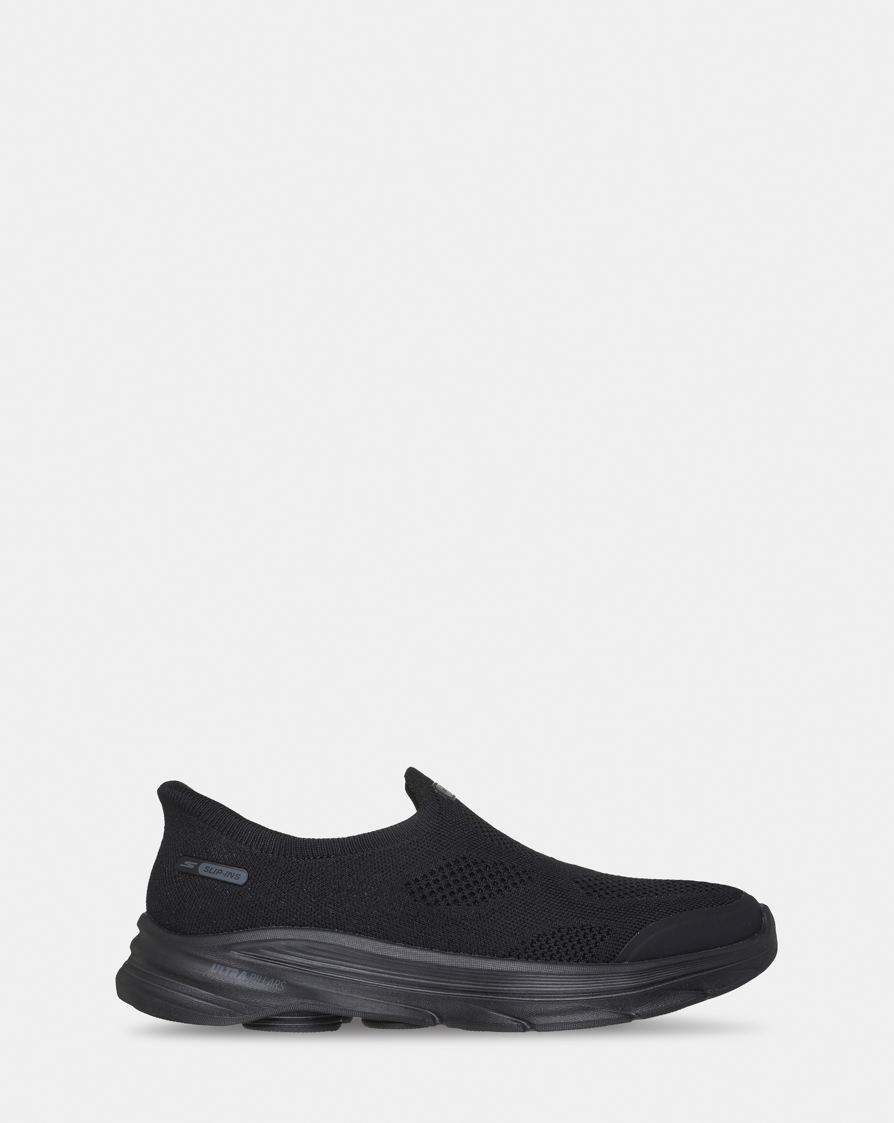 Skechers Black Slip In Go Walk 8 Nova Trainers - Wide Fit (E)