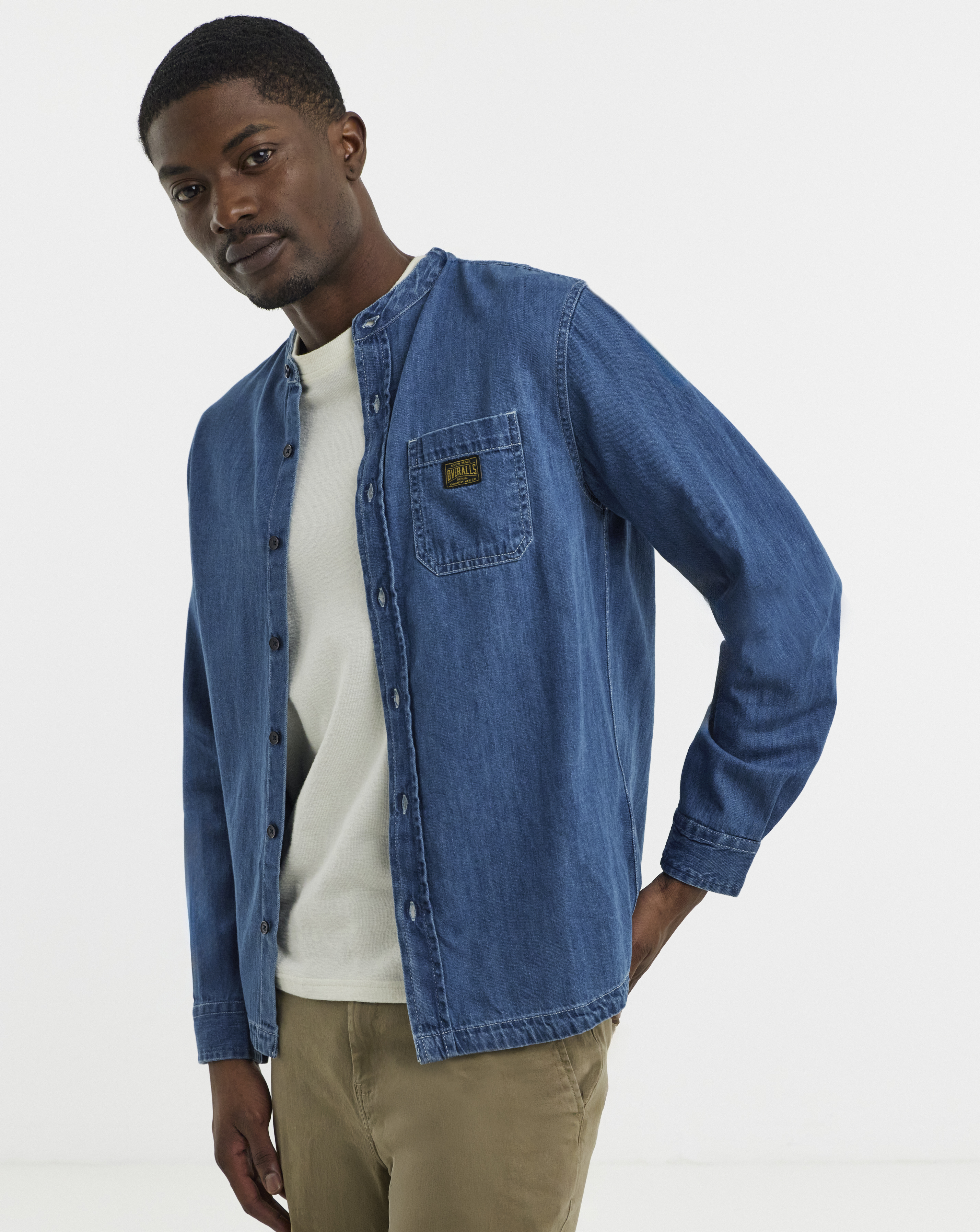 Grandad Denim Overshirt