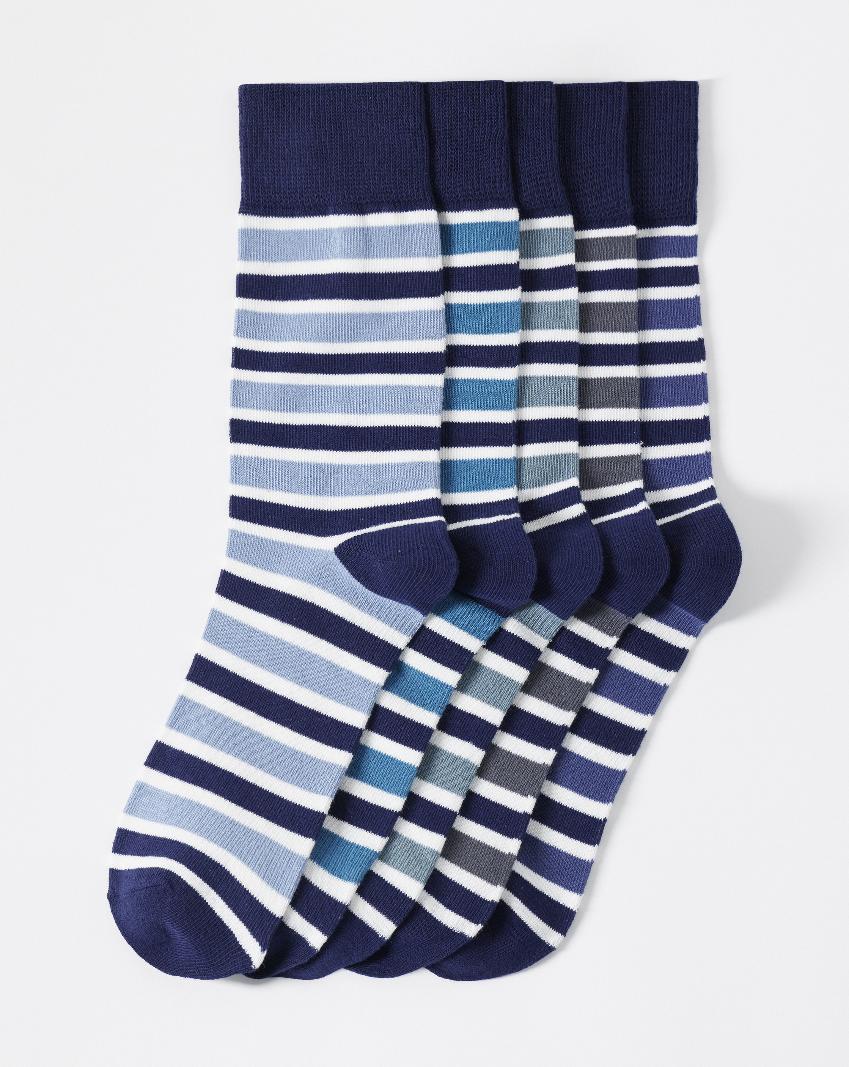 New In - 5 Pack Stripe Ankle Socks