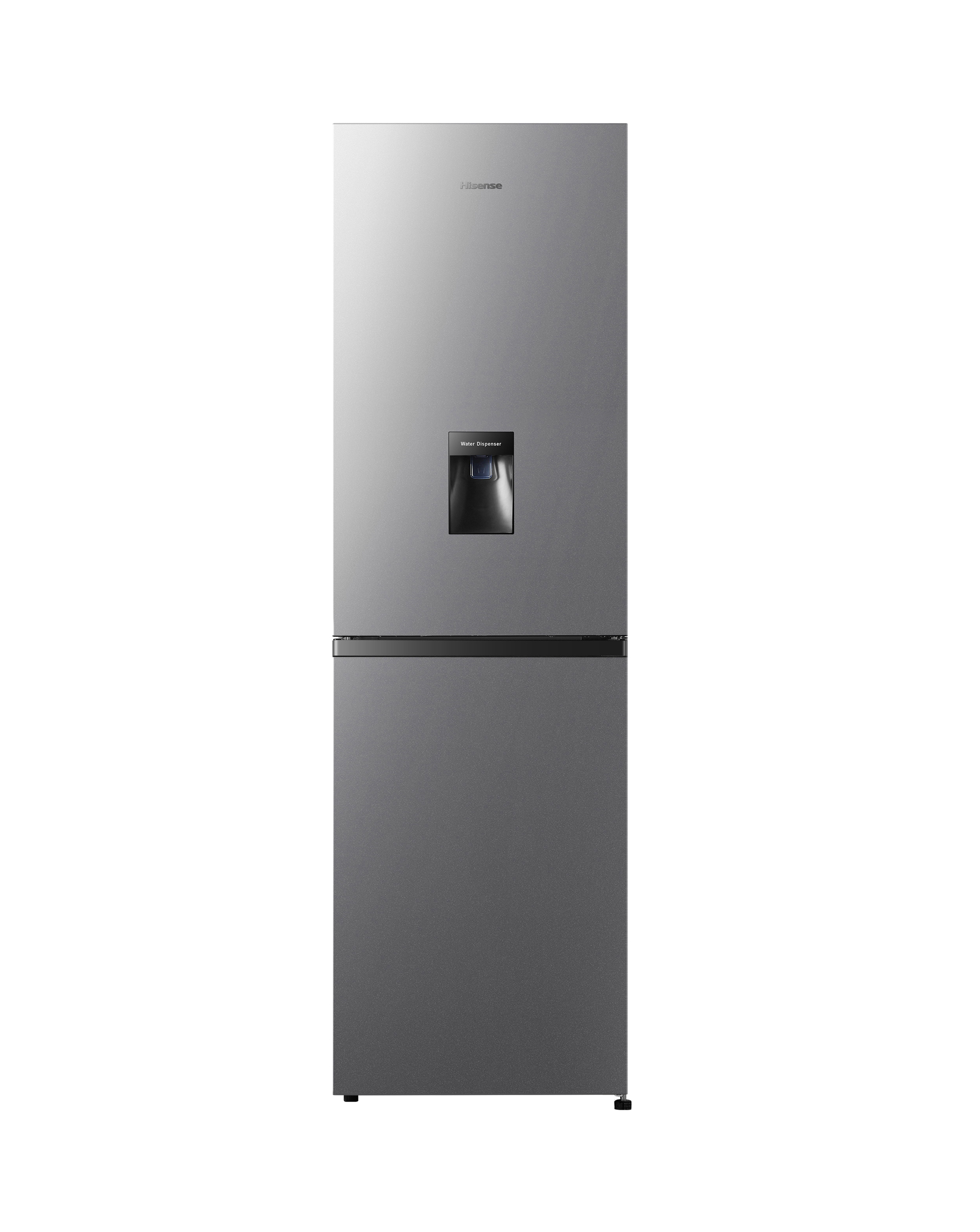 Hisense RB327N4WCE 55cm Freestanding 50/50 Fridge Freezer - 256 litre capacity - Total No Frost - Non-plumbed Water Dispenser - Silver - E Rated, H182.4 x W55 x D55.6 (cm) - Image 6