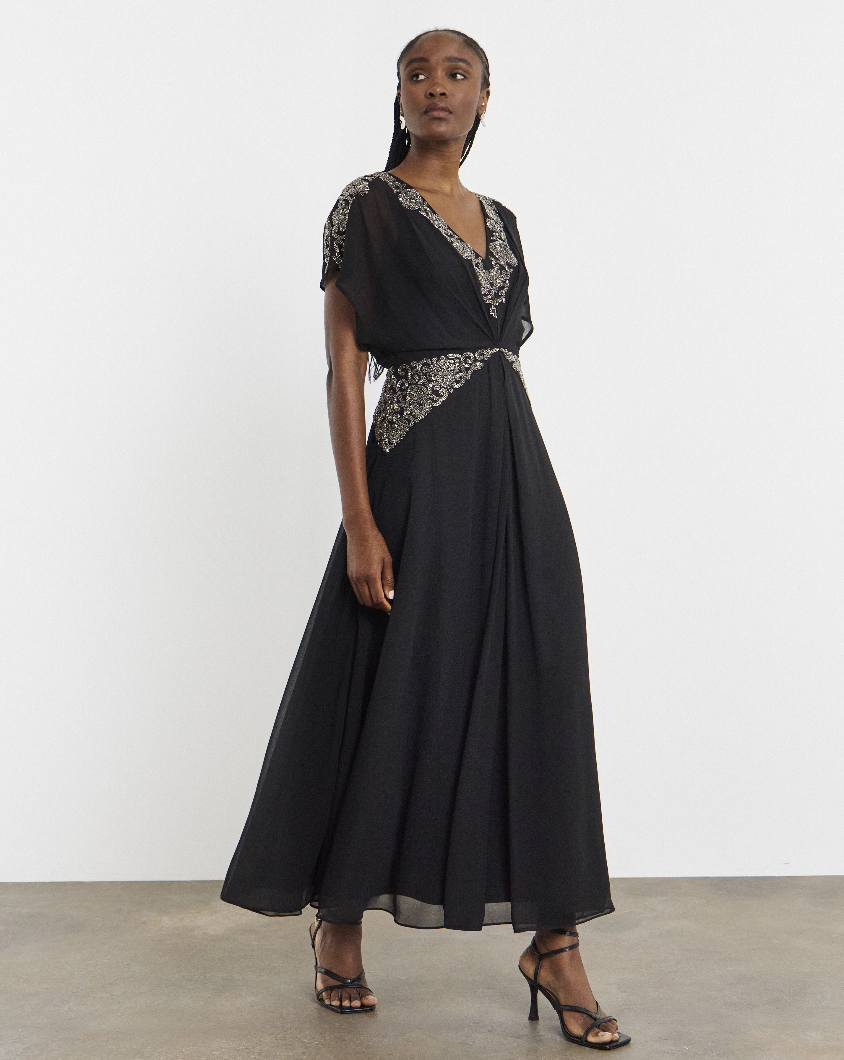 Joanna Hope Beaded Maxi Dress