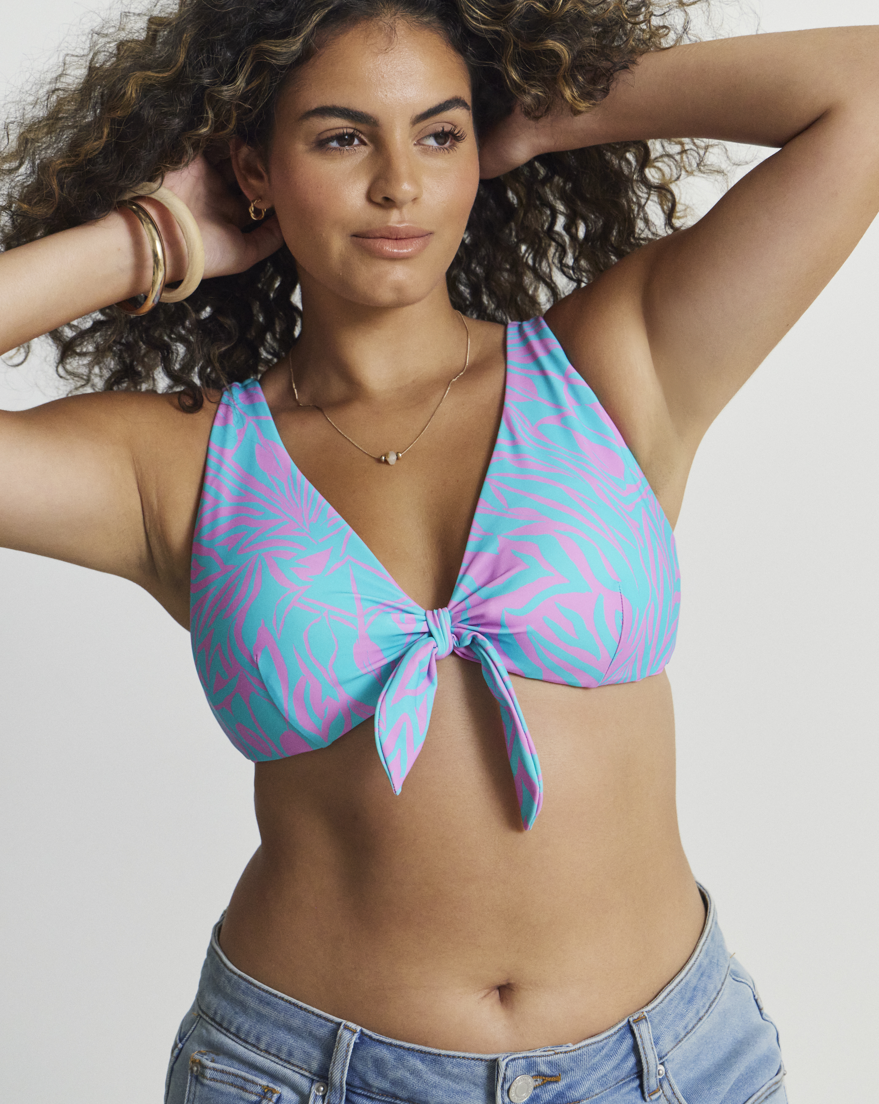 Butterfly Mix and Match Non Wired Reversible  Bikini Top