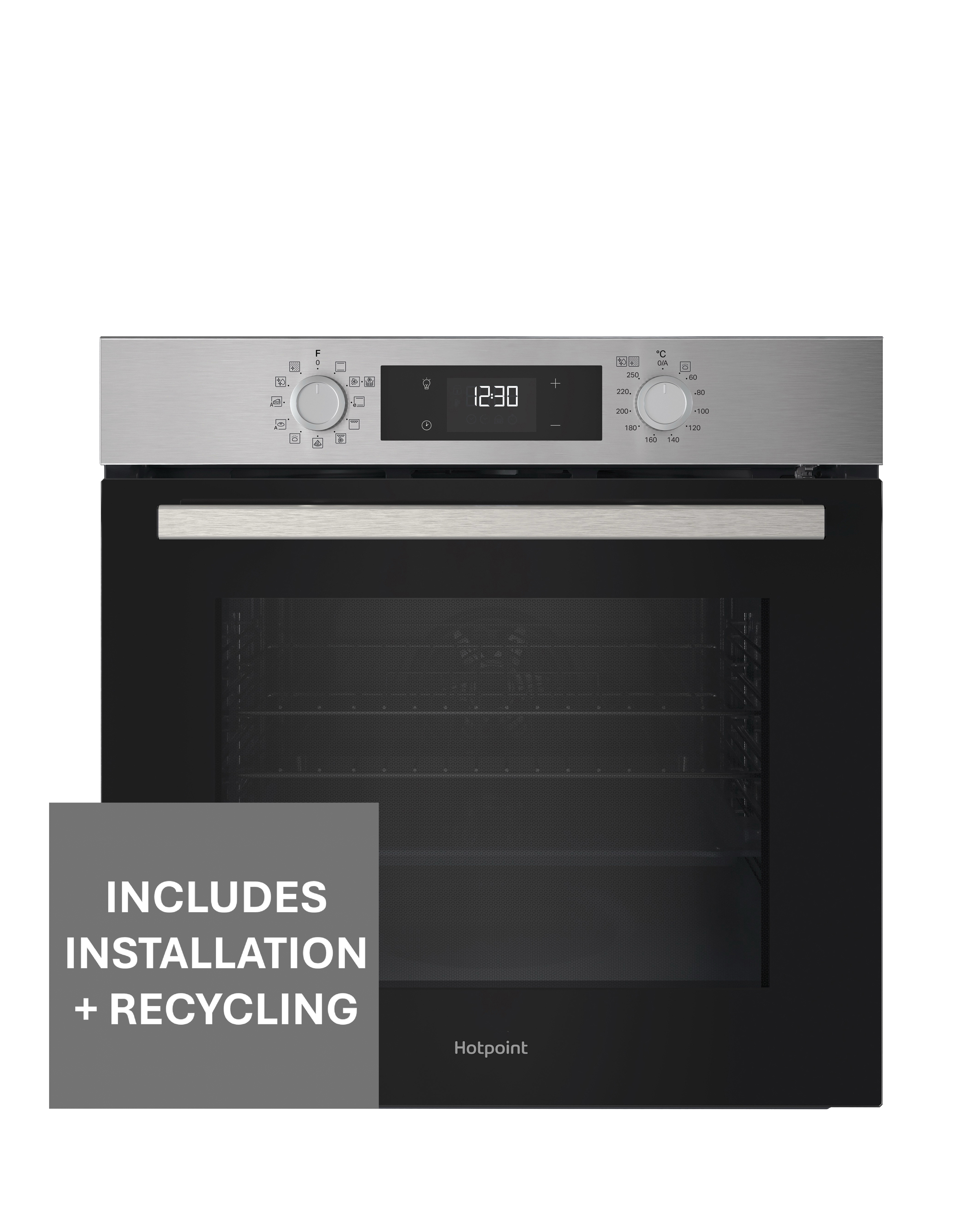 Hotpoint Class 2 HO278PXUK Built-In Electric Single Oven Pyrolytic Clean Install