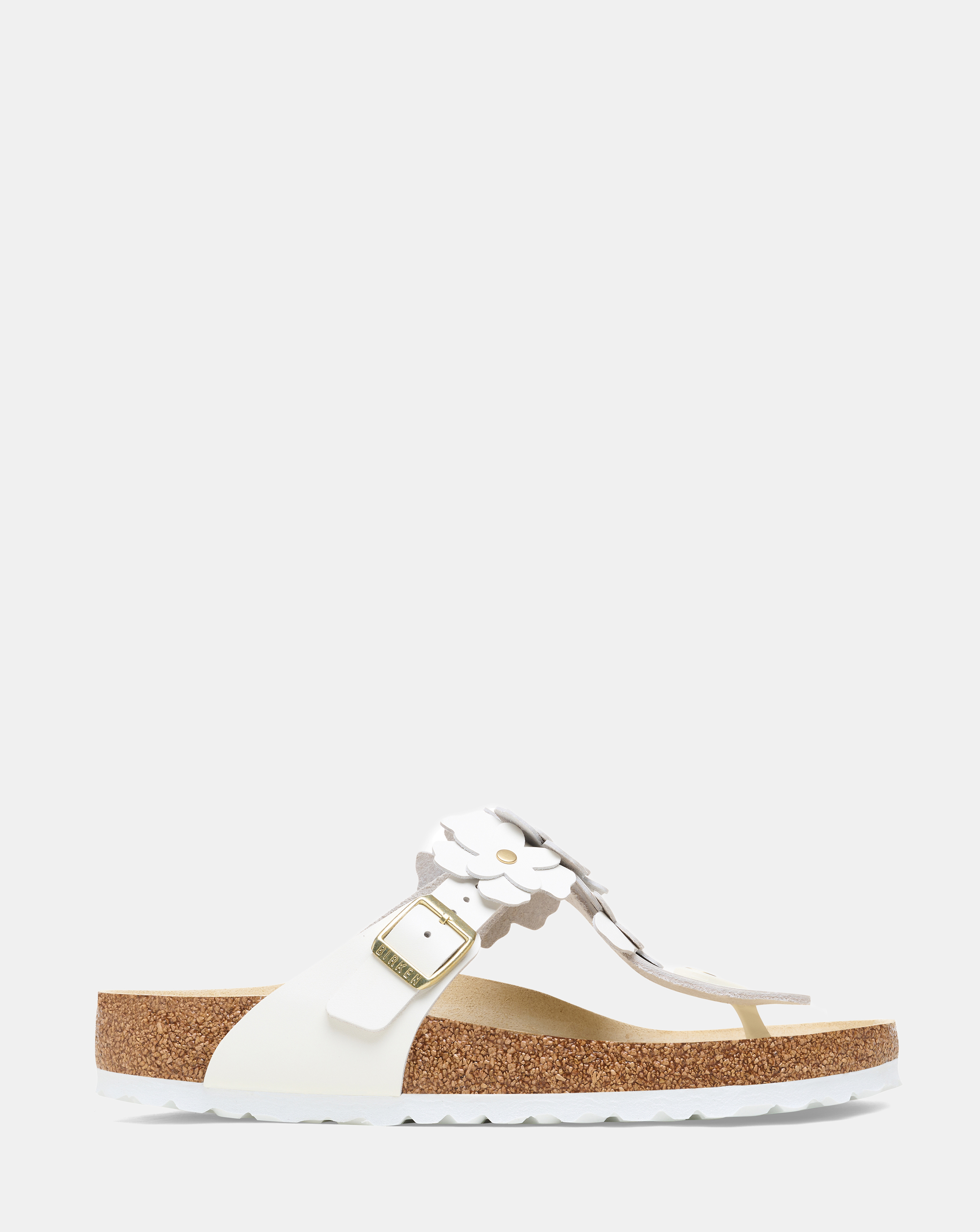 New In - Birkenstock Gizeh Leather Flower Sandals
