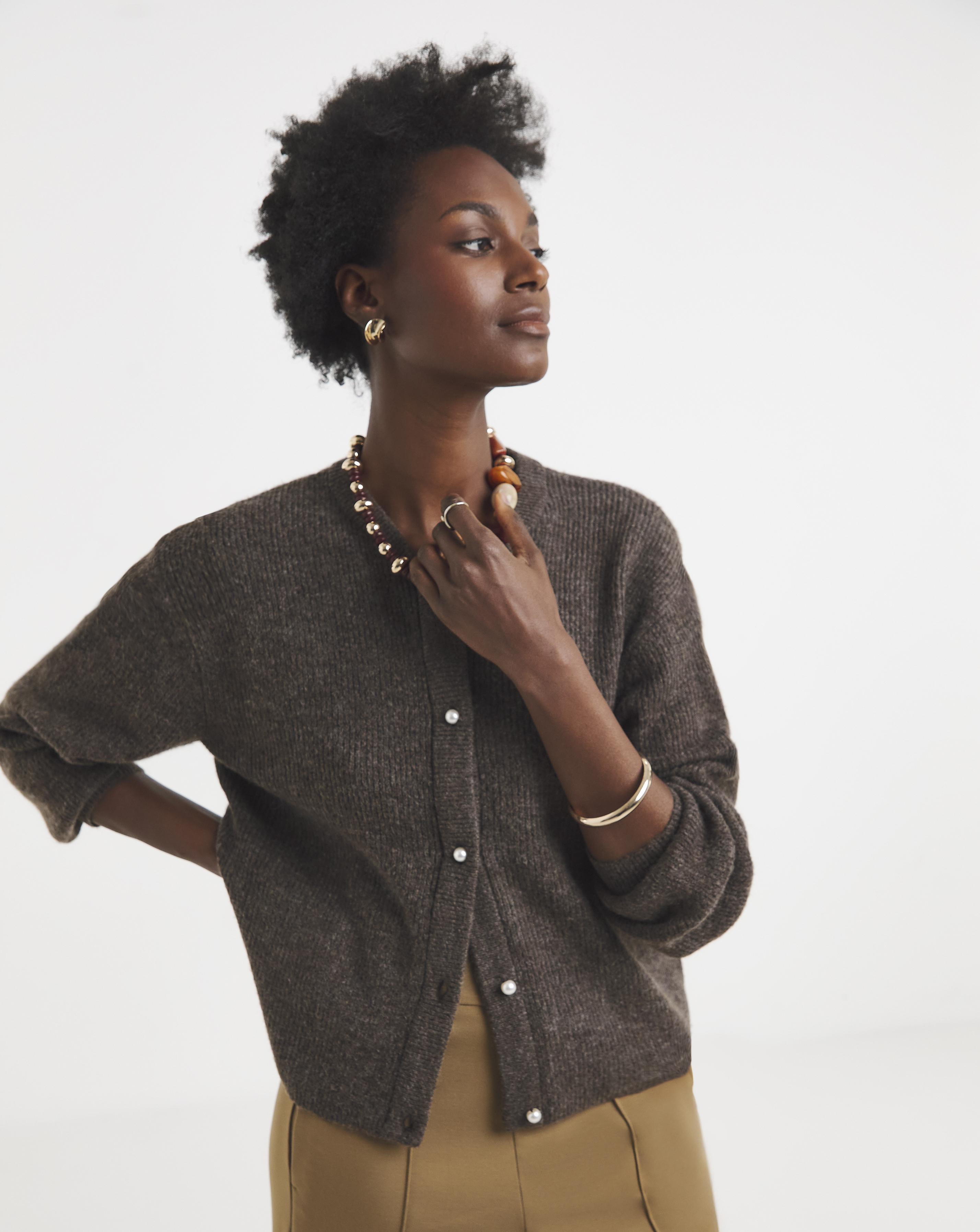 JDY Button Knitted Cardigan