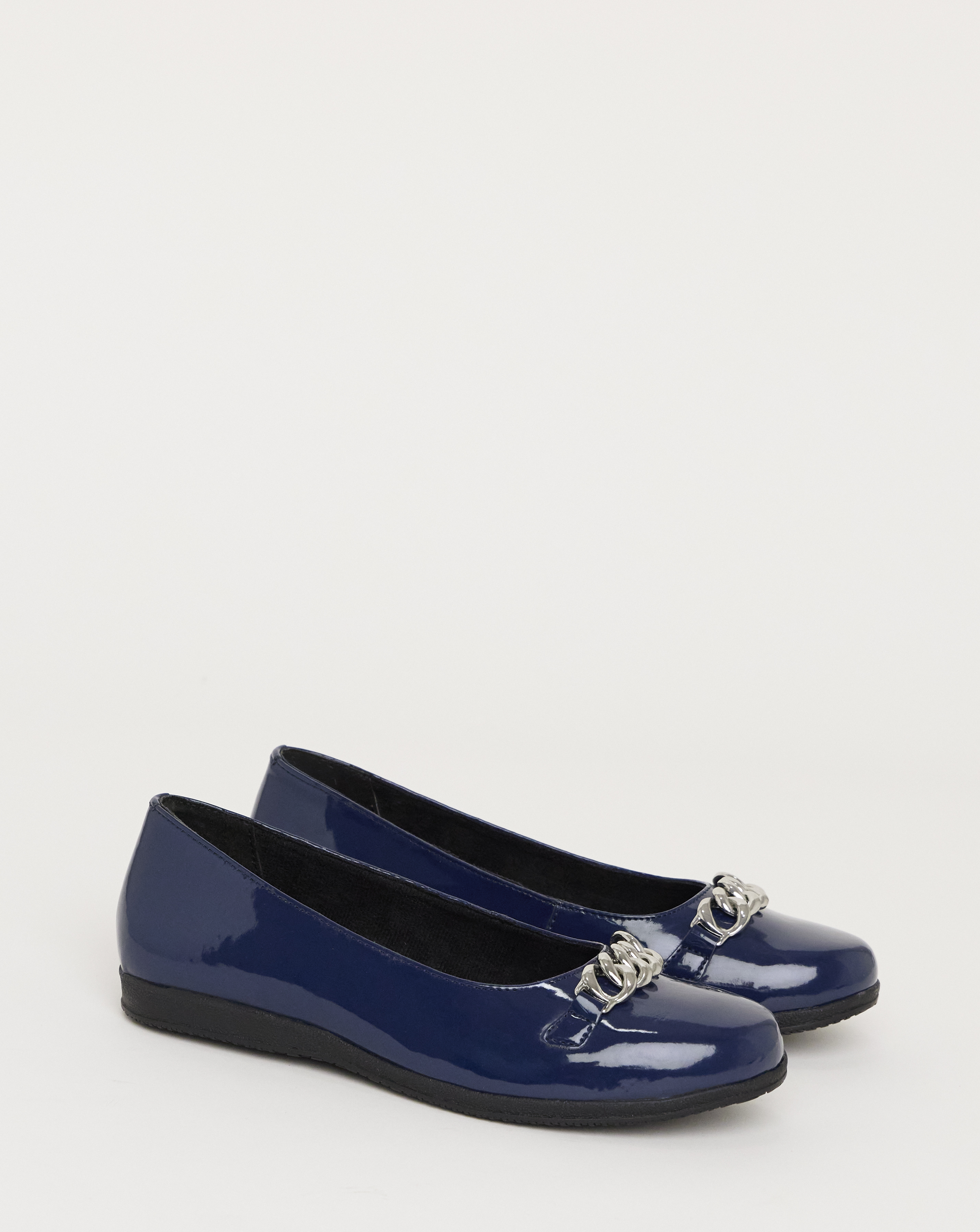 Snaffle Trim Ballerina Ex Wide Fit